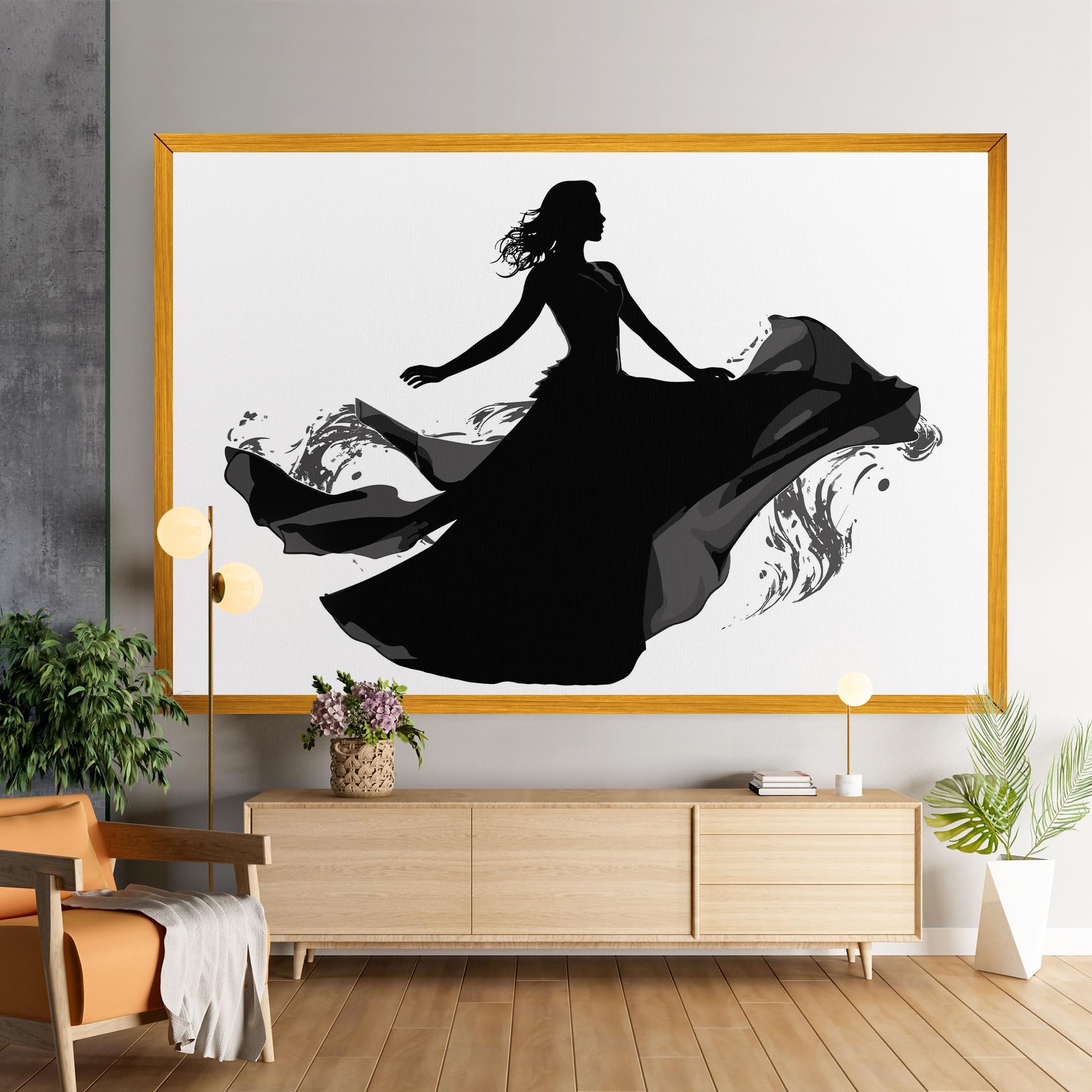 Obraz na Płótnie Dress Jump mockup 9