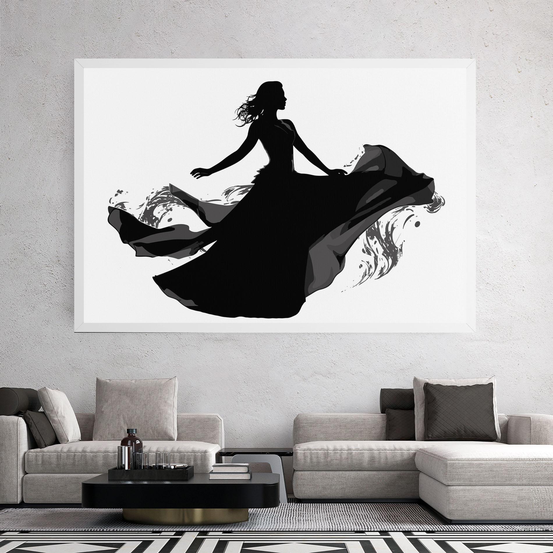 Obraz na Płótnie Dress Jump mockup 2