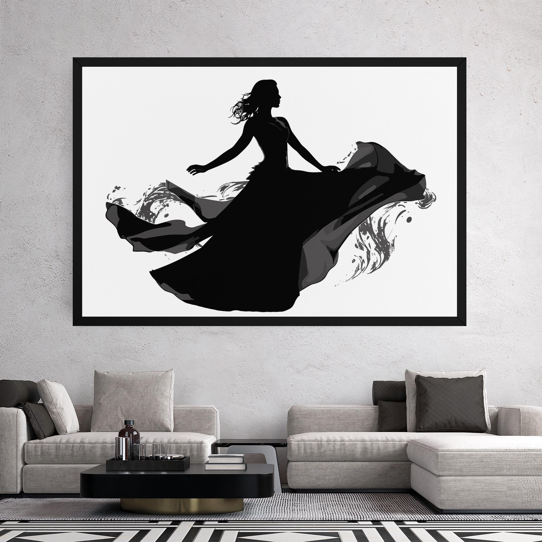 Obraz na Płótnie Dress Jump mockup 2