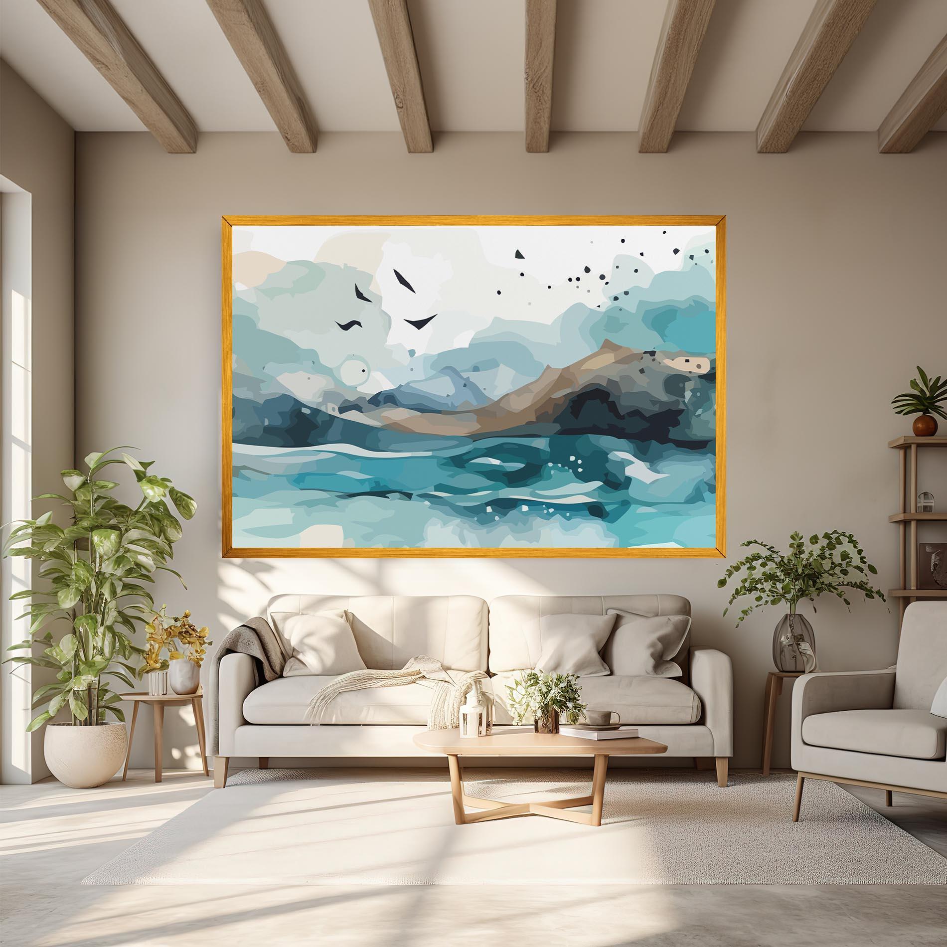 Obraz na Płótnie Water Birds mockup 6