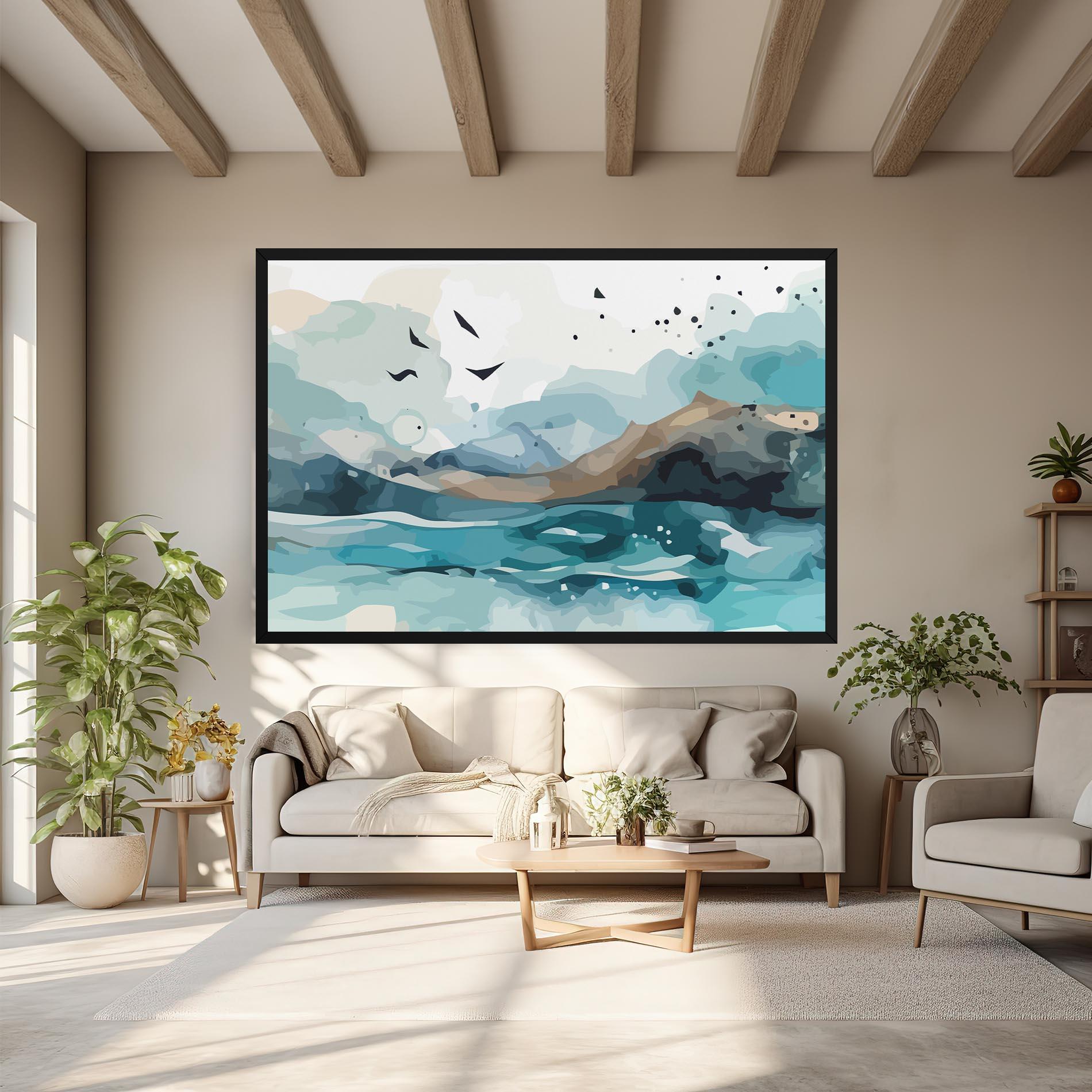 Obraz na Płótnie Water Birds mockup 6