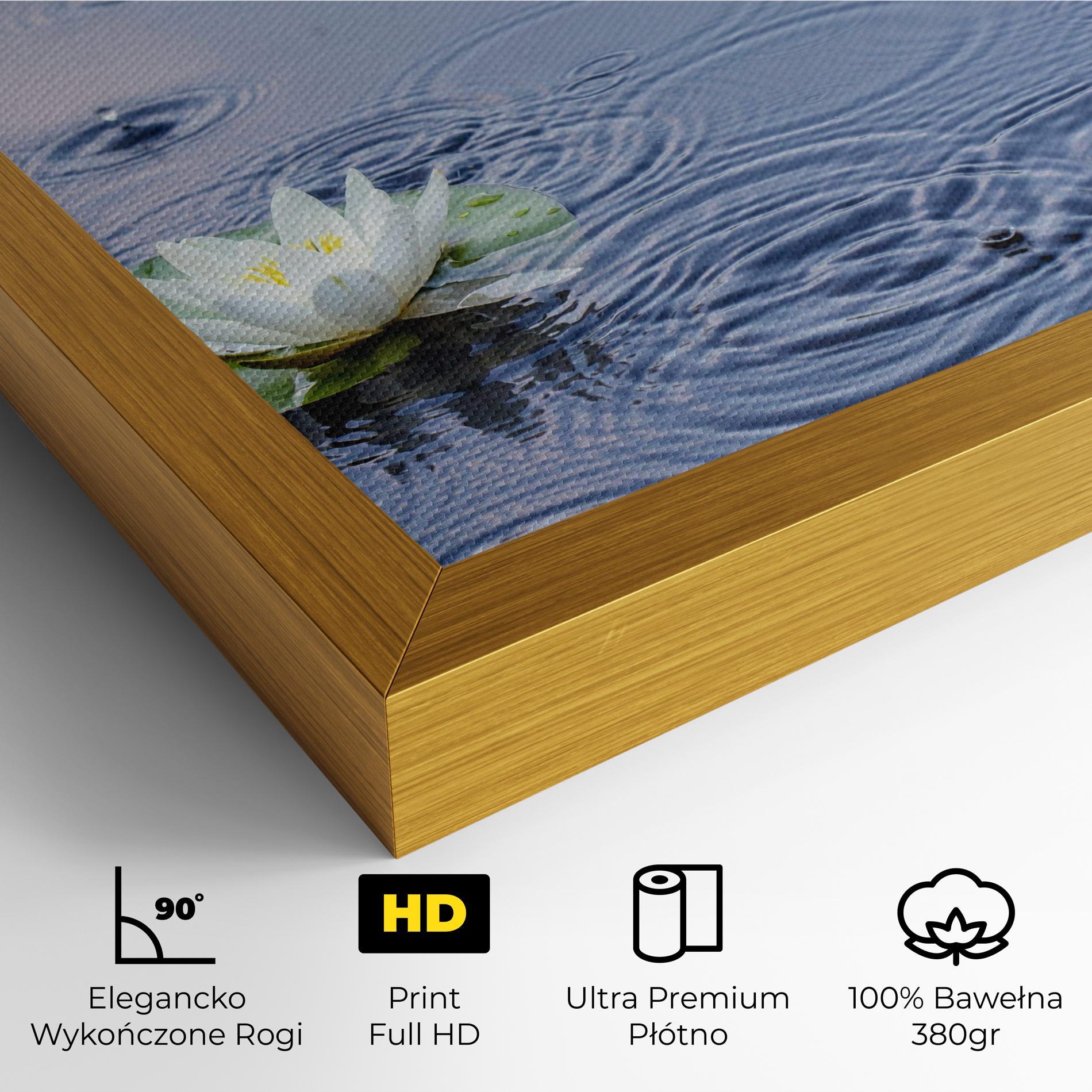 Obraz na Płótnie Clear Lake Rain mockup 4