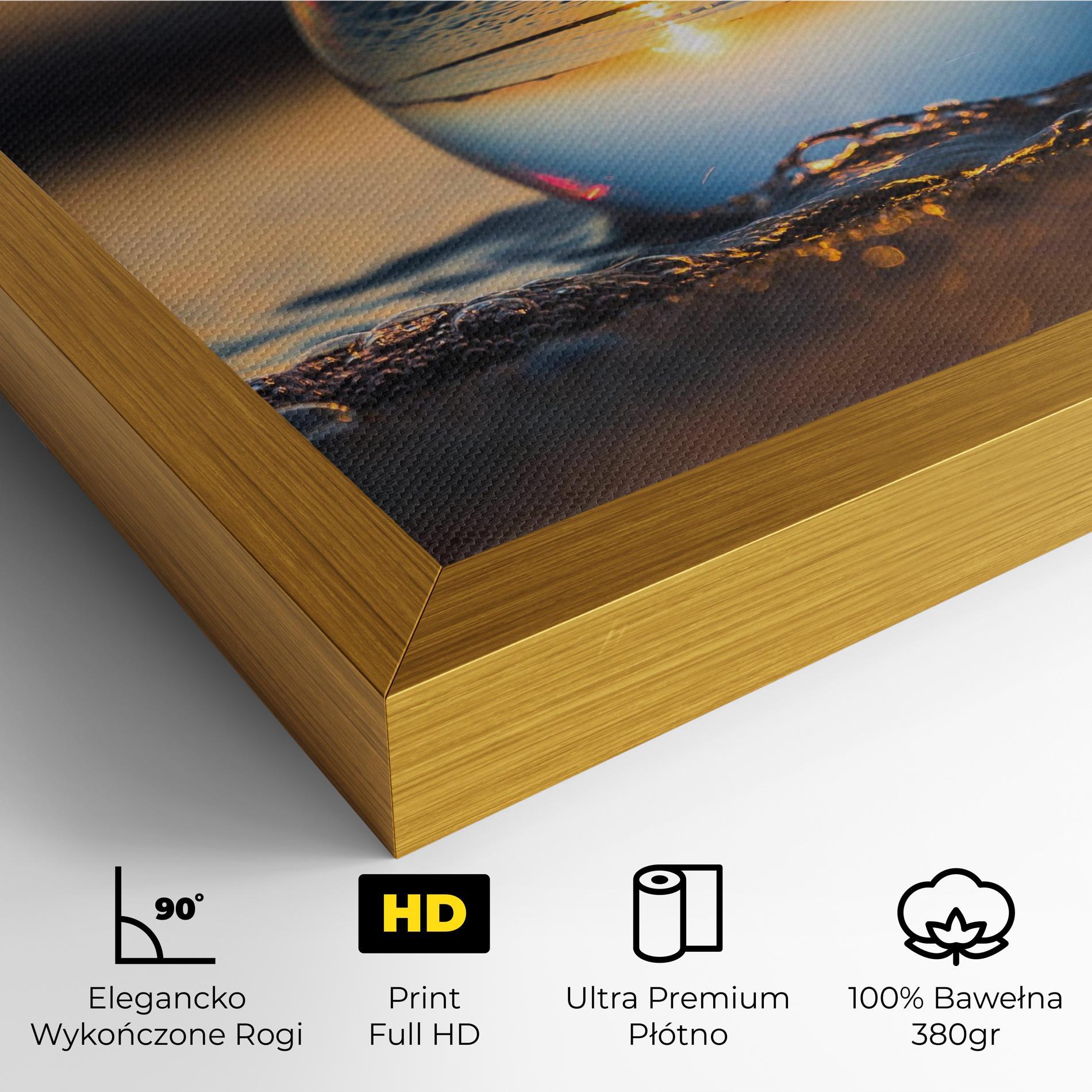 Obraz na Płótnie Water Bubble Reflecting mockup 4