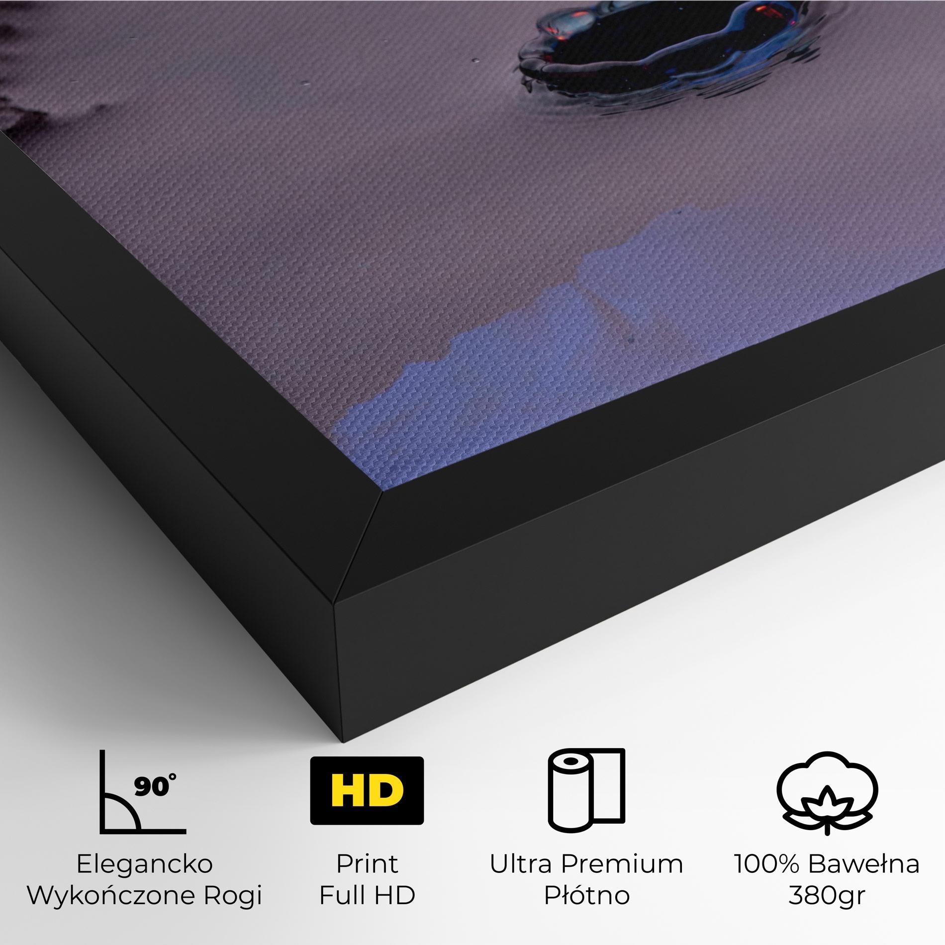 Obraz na Płótnie Blue Color Water mockup 4