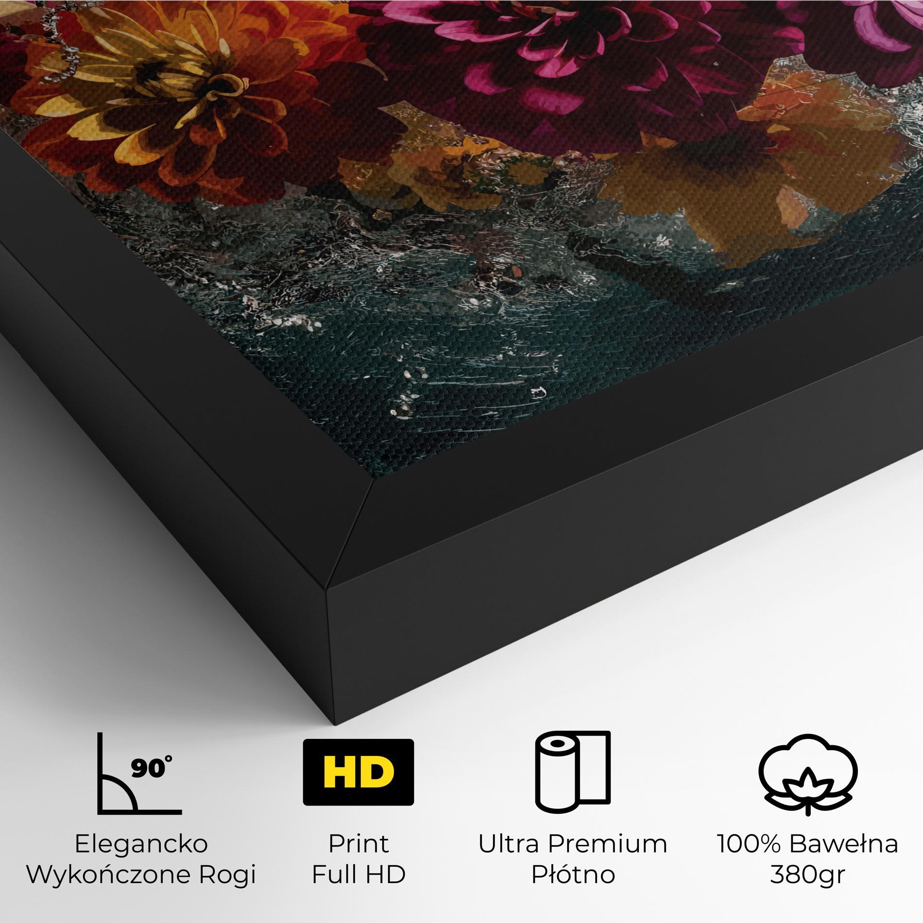 Obraz na Płótnie Flower Water Splash mockup 4