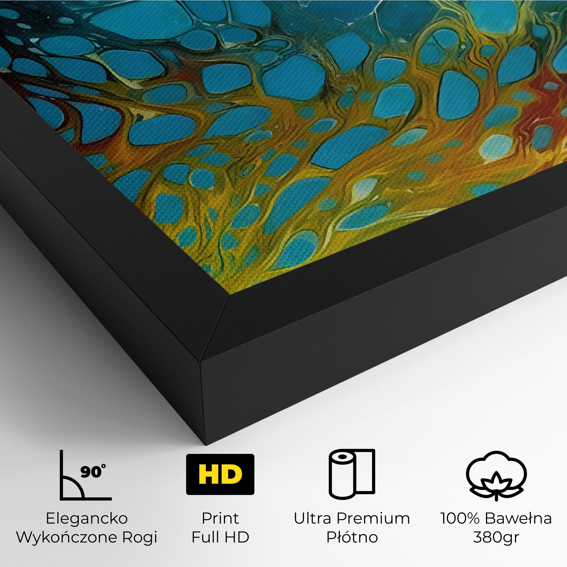 Obraz na Płótnie Yellow Green Ocean mockup 4