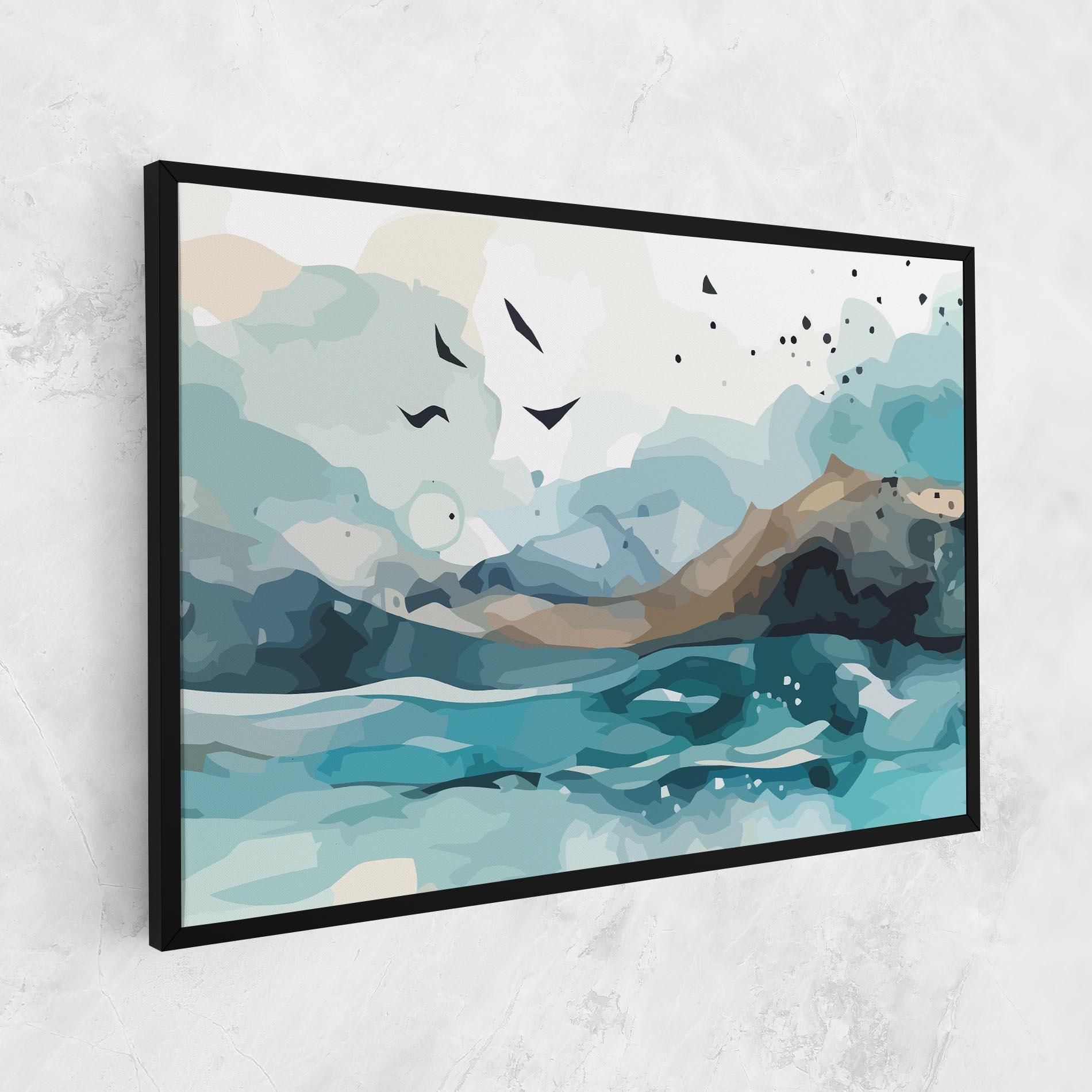 Obraz na Płótnie Water Birds mockup 1