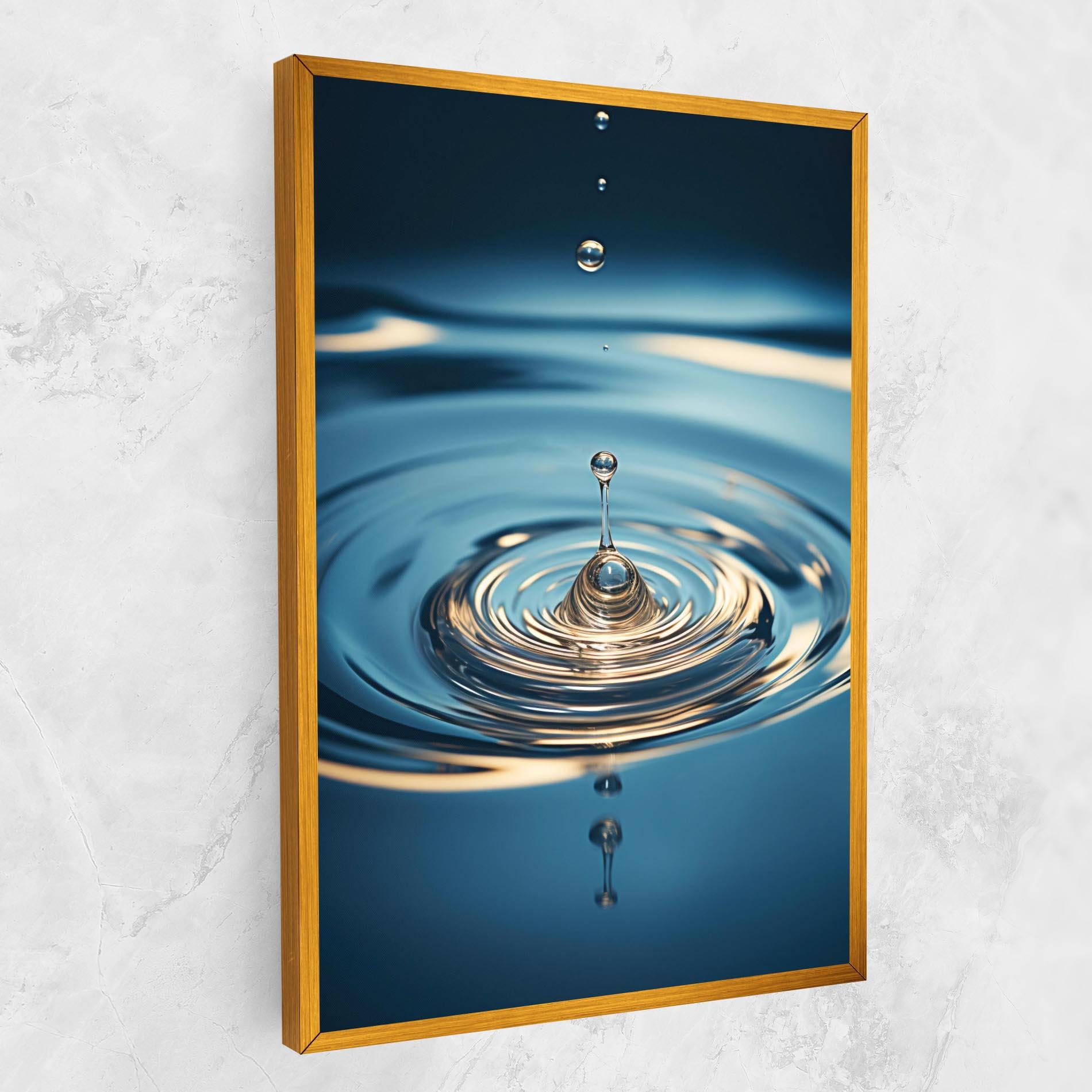 Obraz na Płótnie Cream Water Drop mockup 1