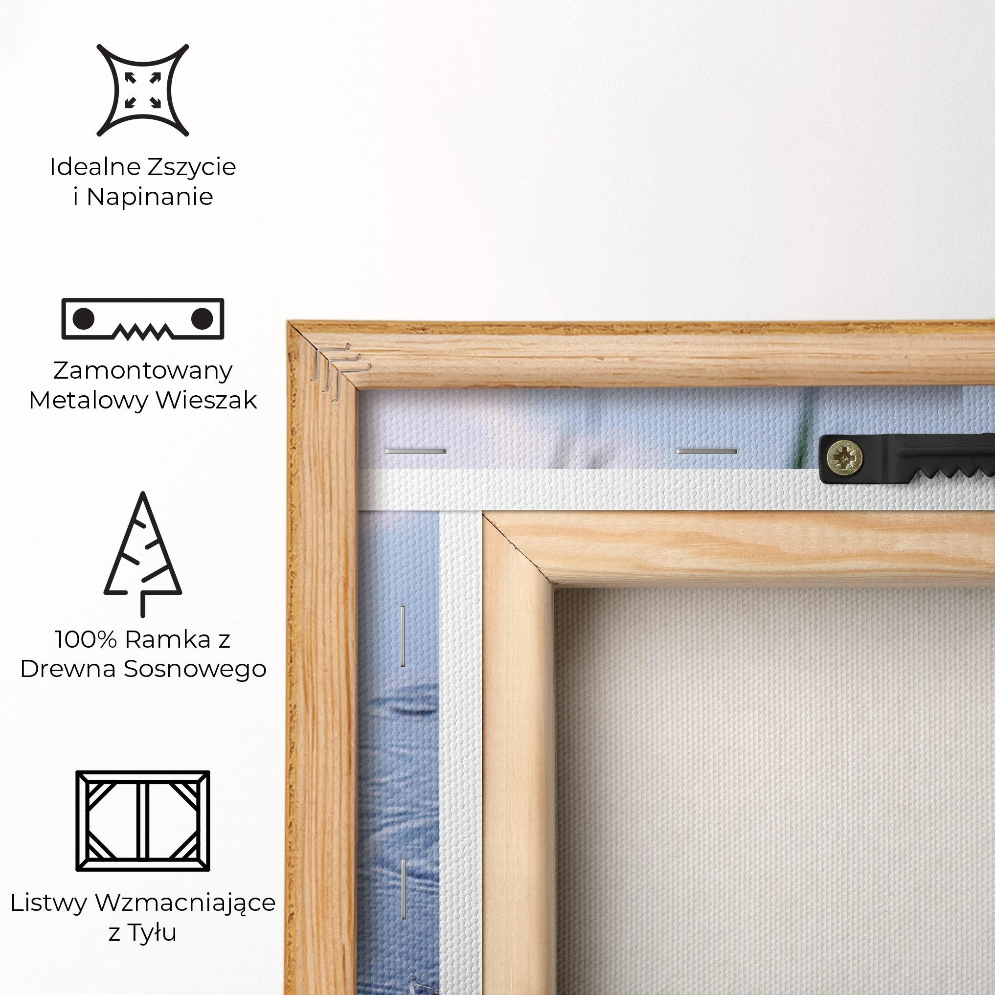 Obraz na Płótnie Clear Lake Rain mockup 5