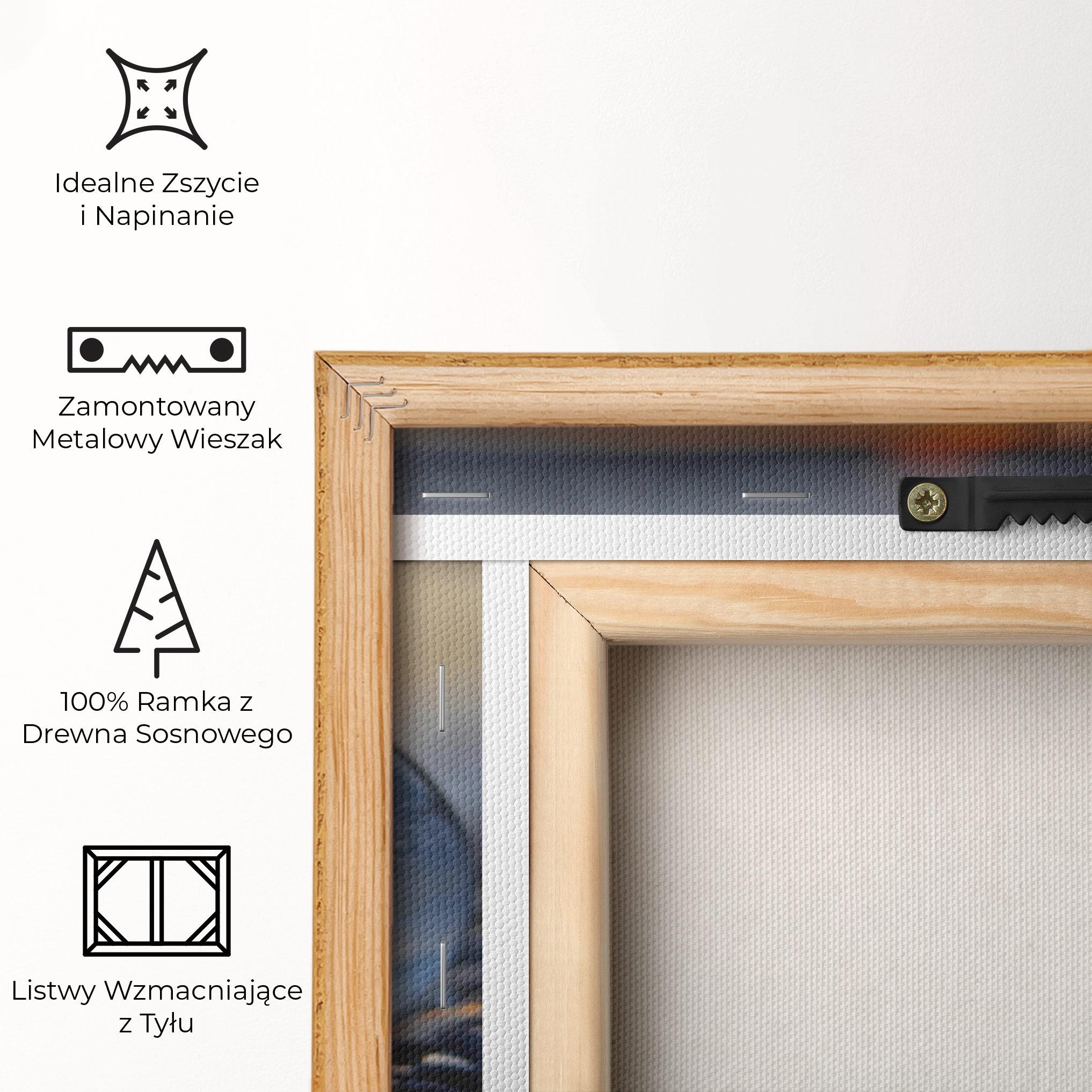 Obraz na Płótnie Sunset Lensball mockup 5