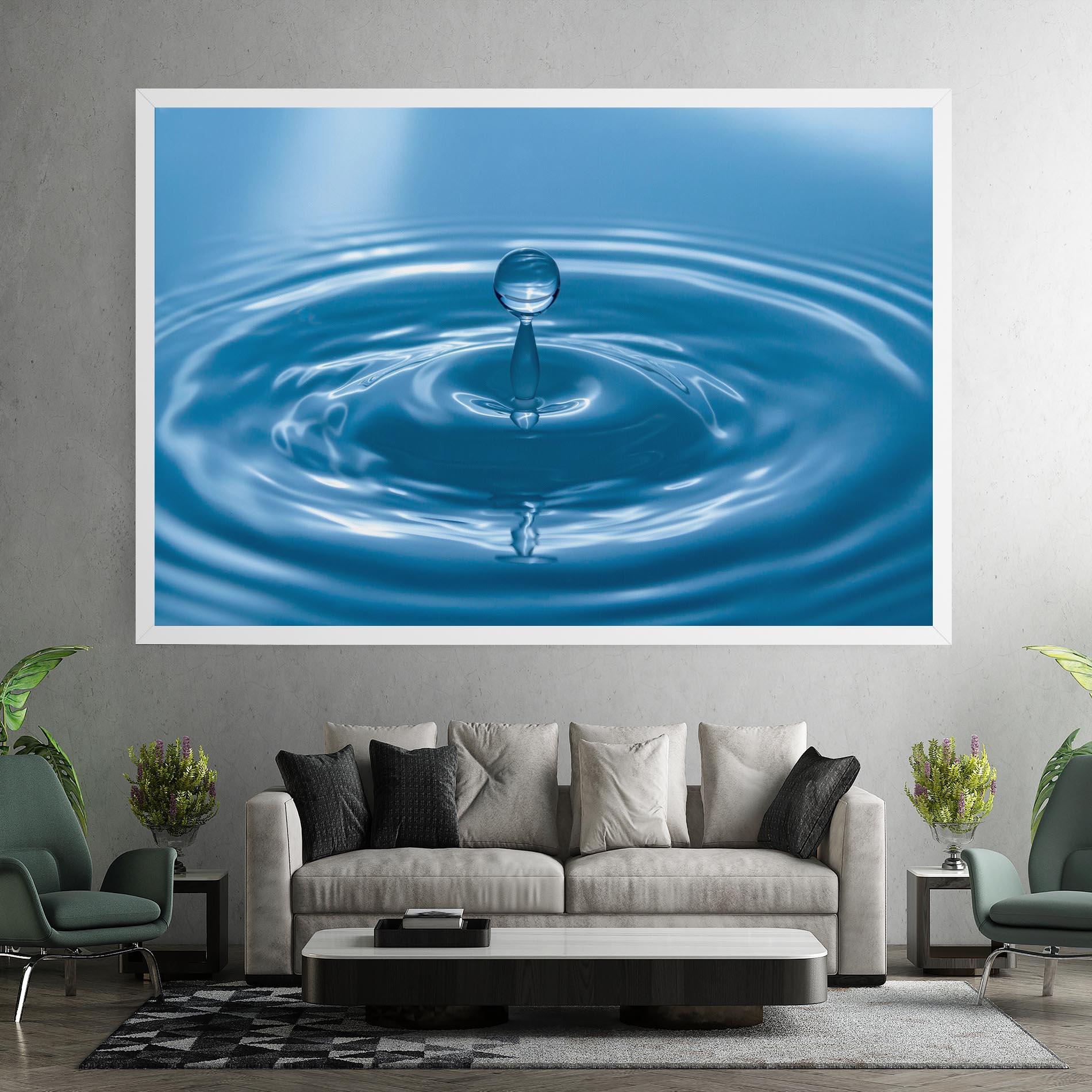 Obraz na Płótnie Drop Close Up mockup 7