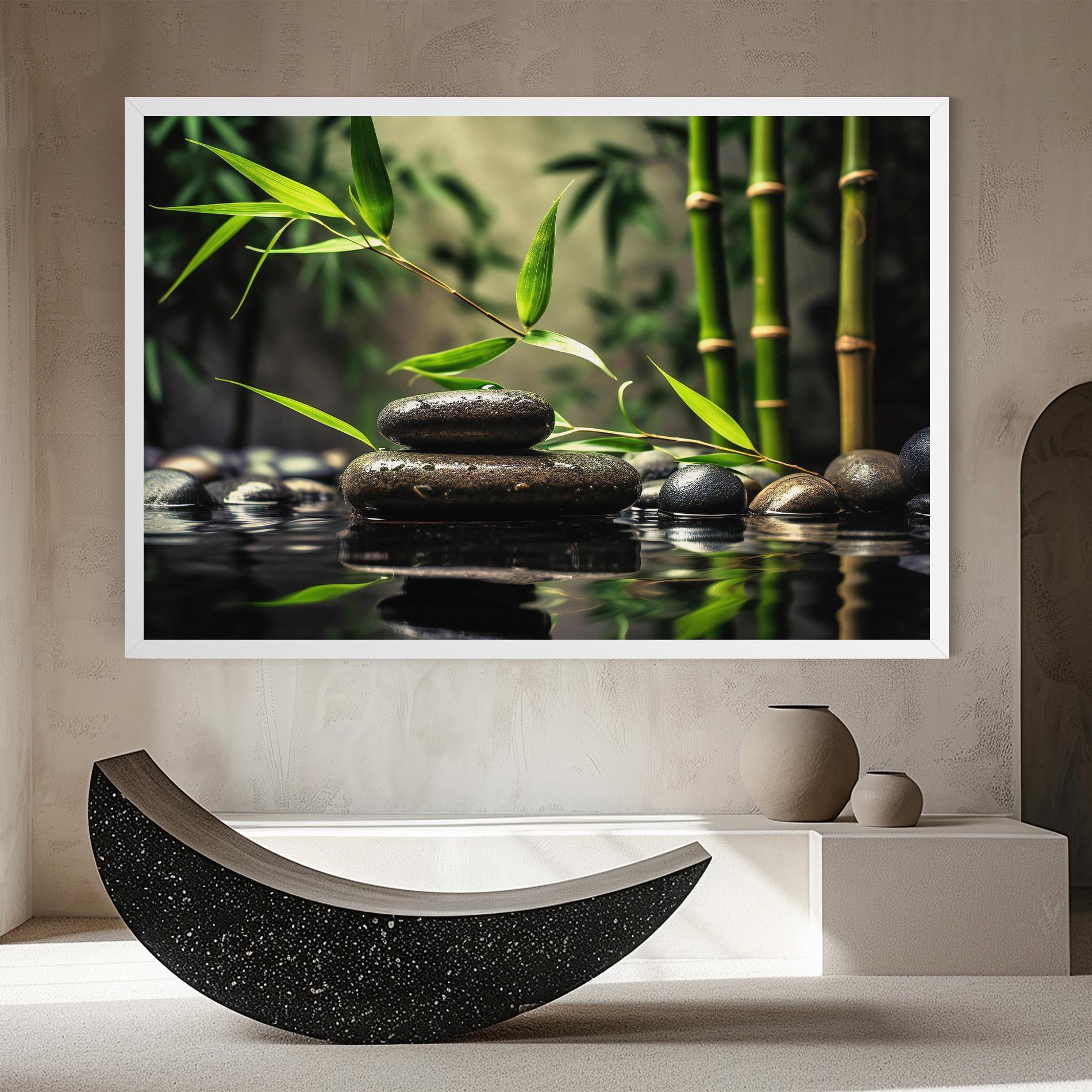 Obraz na Płótnie Bamboo Plant Water mockup 8