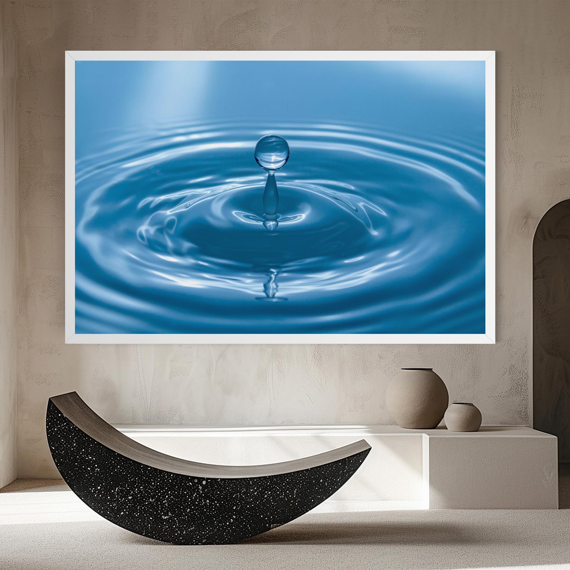 Obraz na Płótnie Drop Close Up mockup 8