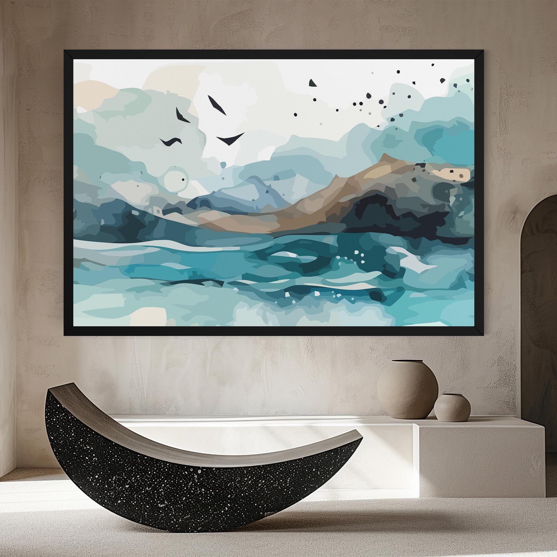 Obraz na Płótnie Water Birds mockup 8