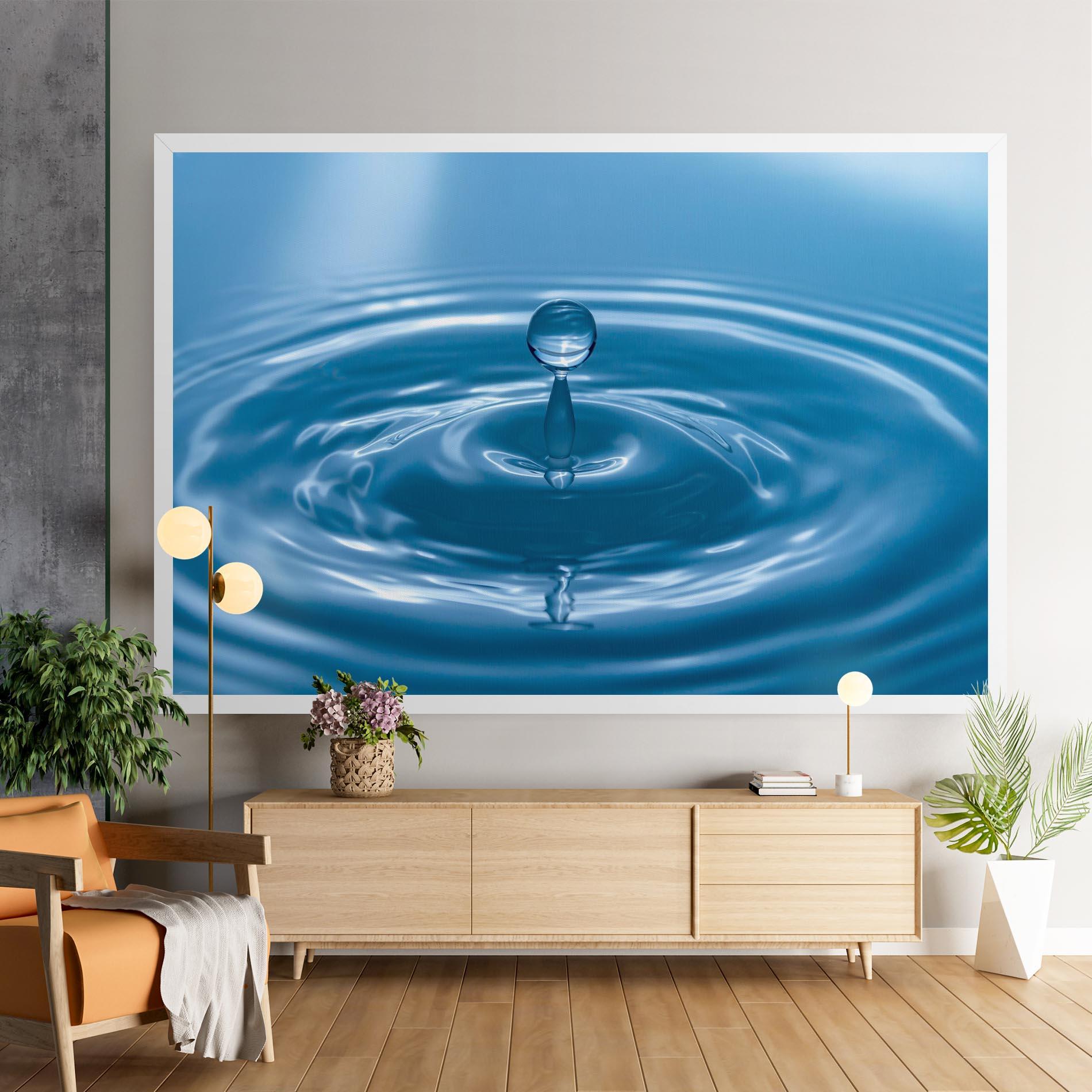 Obraz na Płótnie Drop Close Up mockup 9