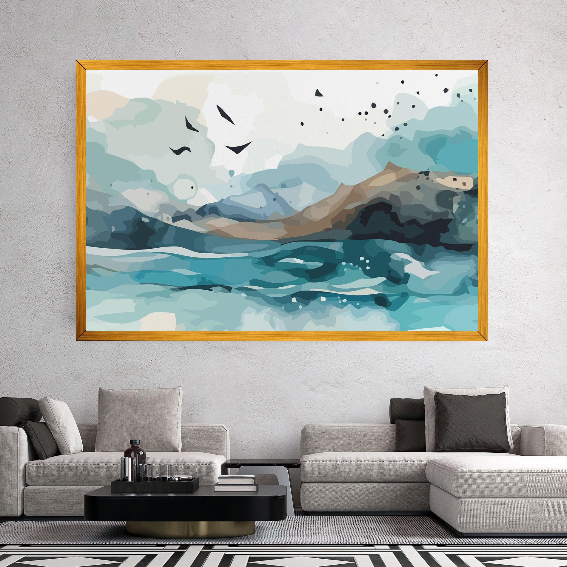 Obraz na Płótnie Water Birds mockup 2