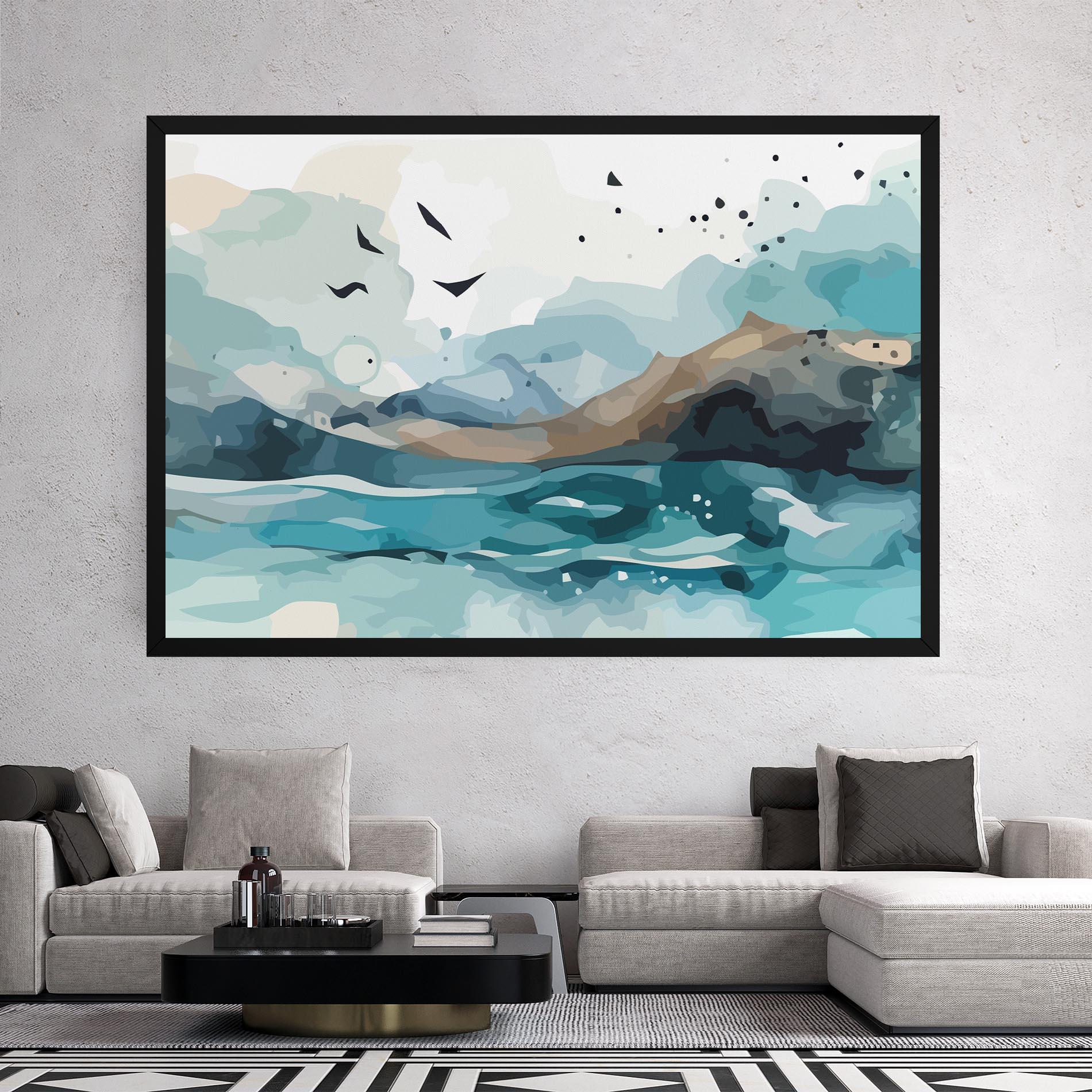 Obraz na Płótnie Water Birds mockup 2