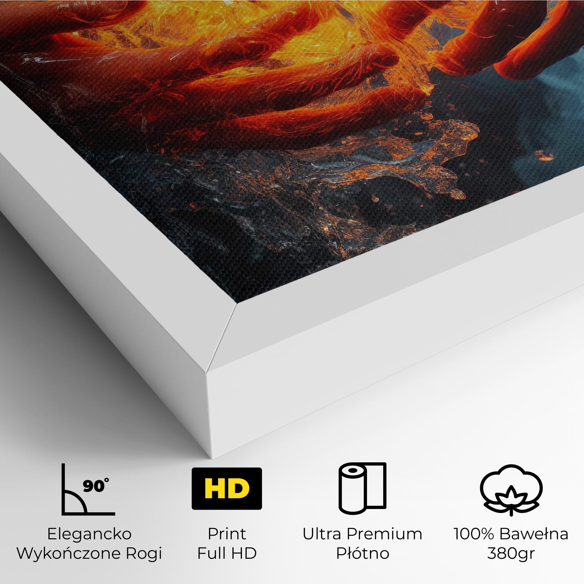 Obraz na Płótnie Fire Water mockup 4