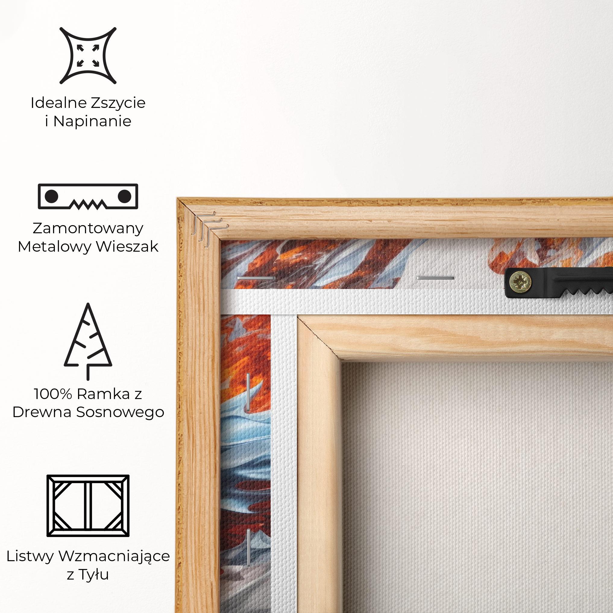 Obraz na Płótnie Flame Rase mockup 5