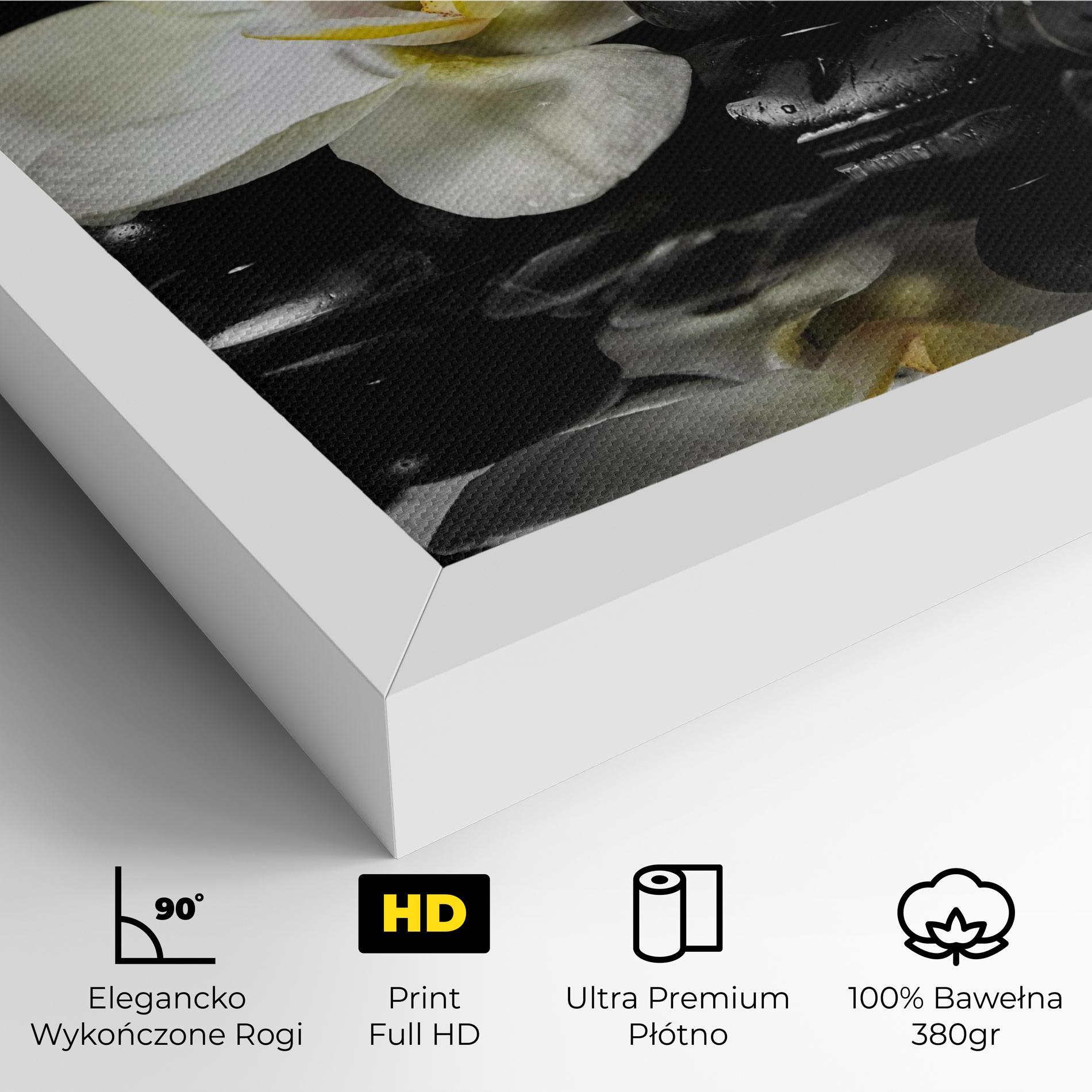 Obraz na Płótnie White Spa Flower mockup 4