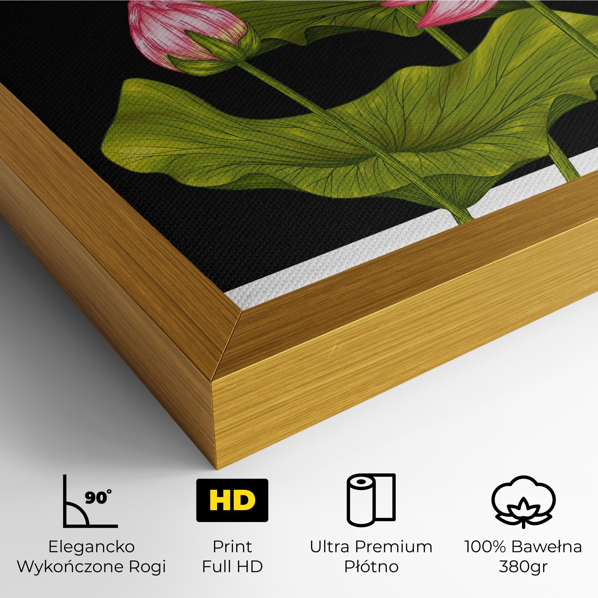 Obraz na Płótnie Feng Shui Flower mockup 4