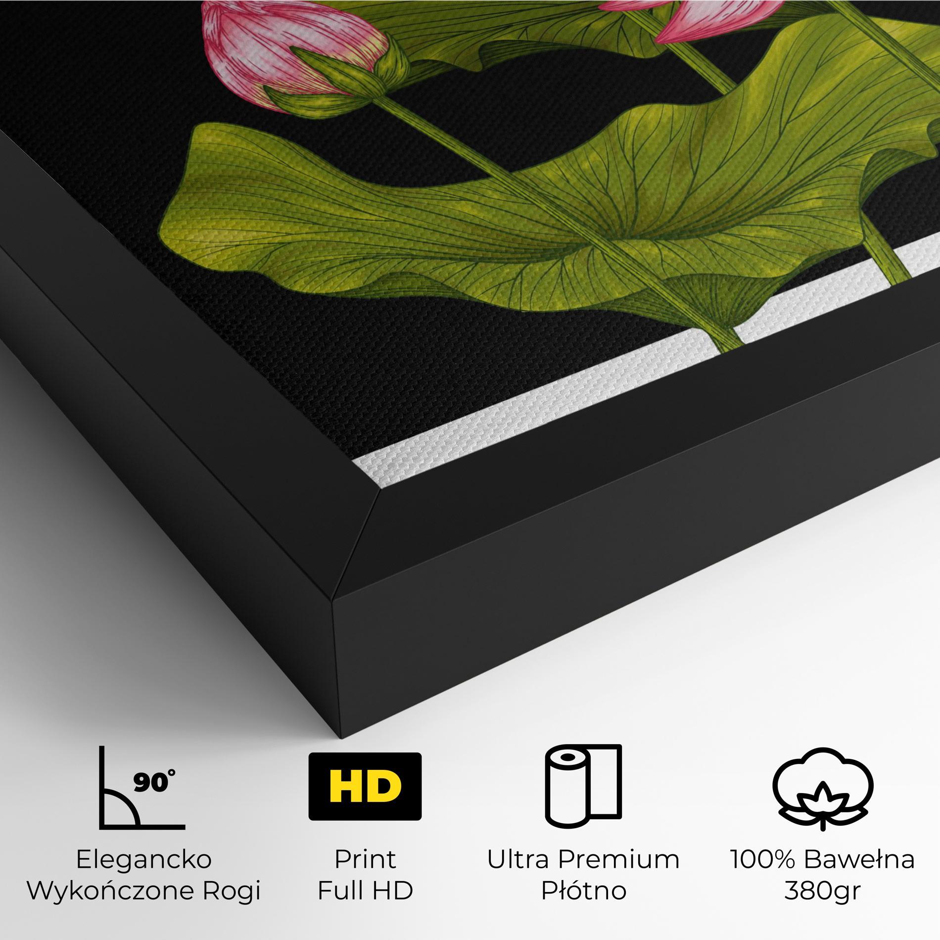 Obraz na Płótnie Feng Shui Flower mockup 4