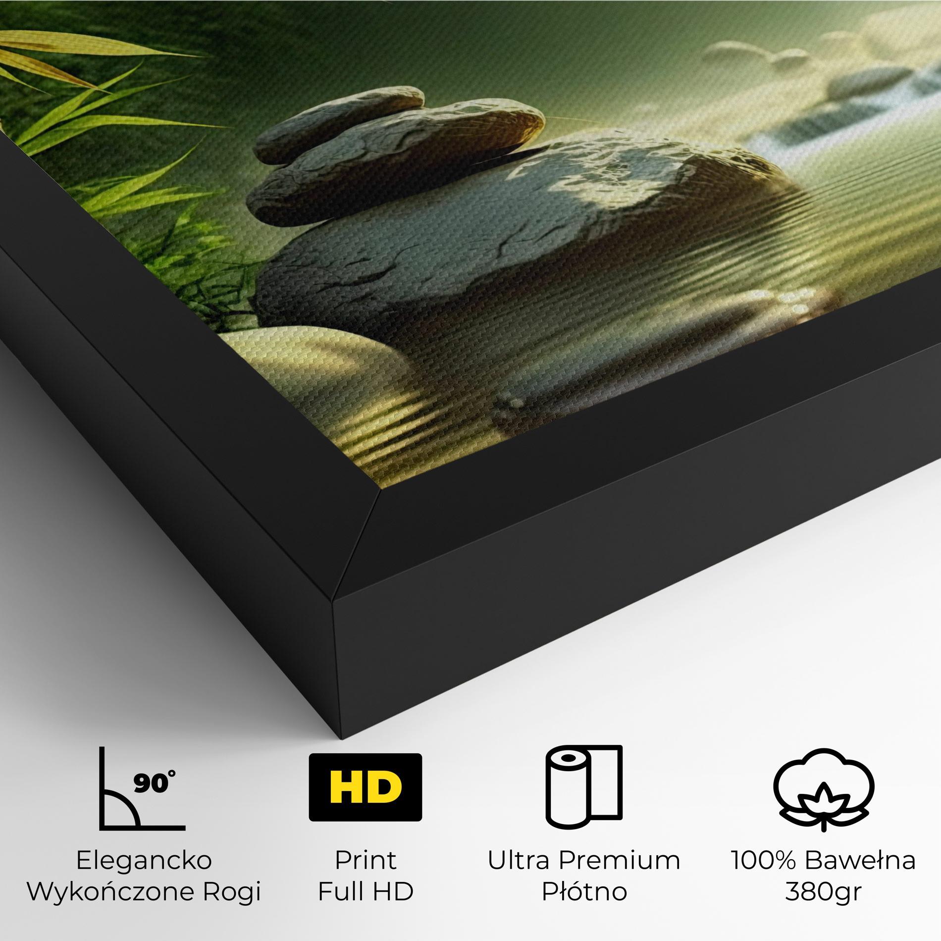 Obraz na Płótnie Relaxing Spa Nature mockup 4