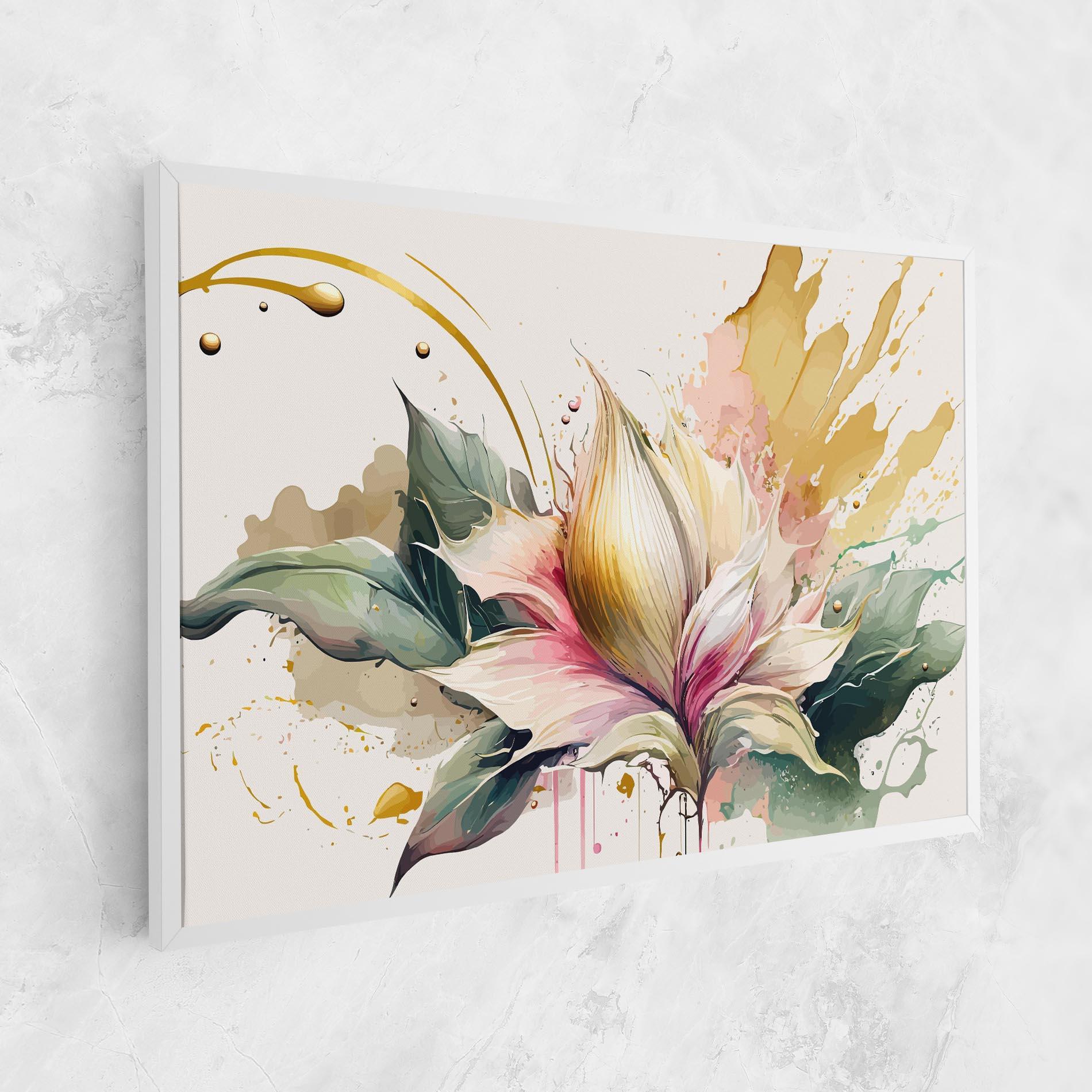 Obraz na Płótnie Cream Pink Nature mockup 1