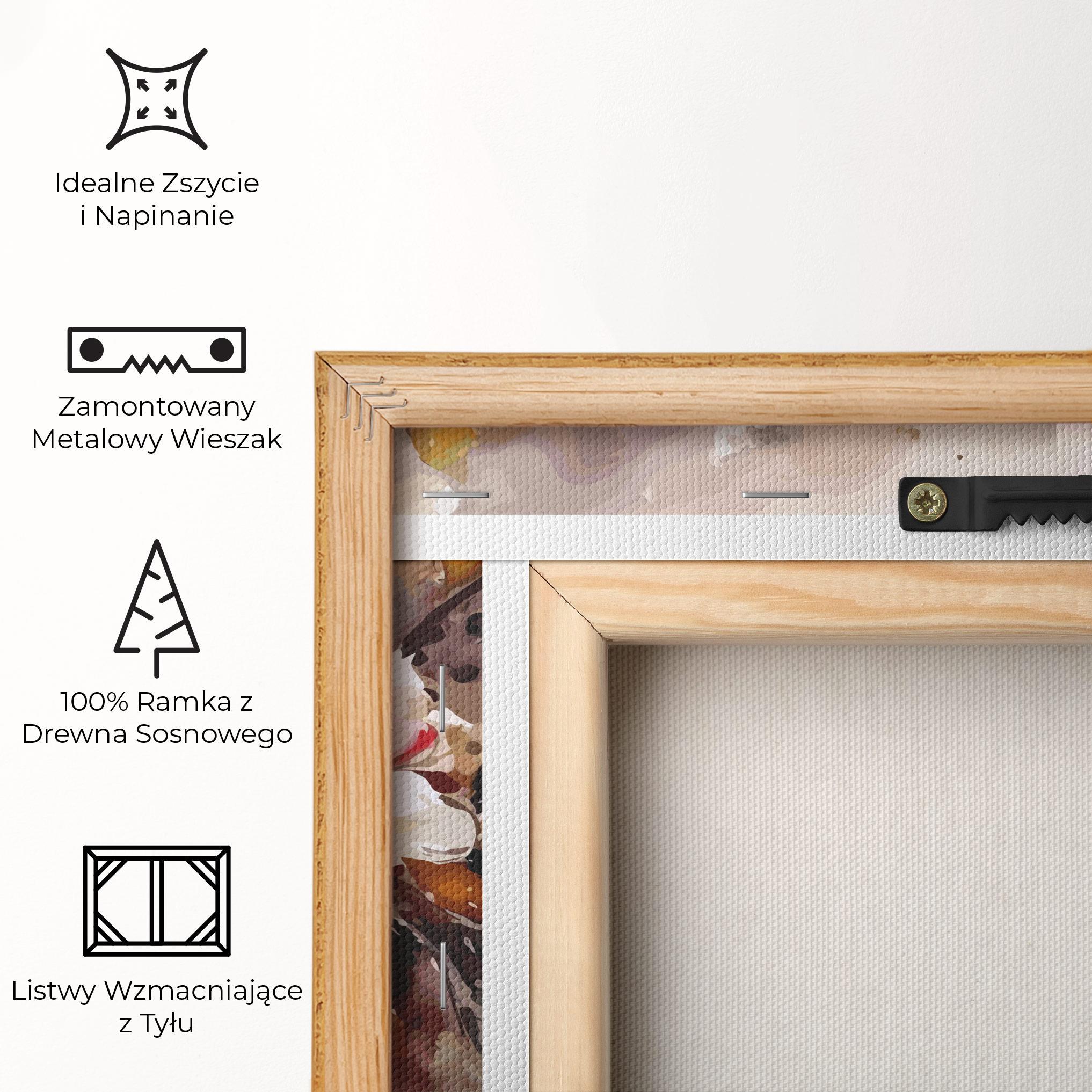 Obraz na Płótnie Beautiful Cherry Flower mockup 5