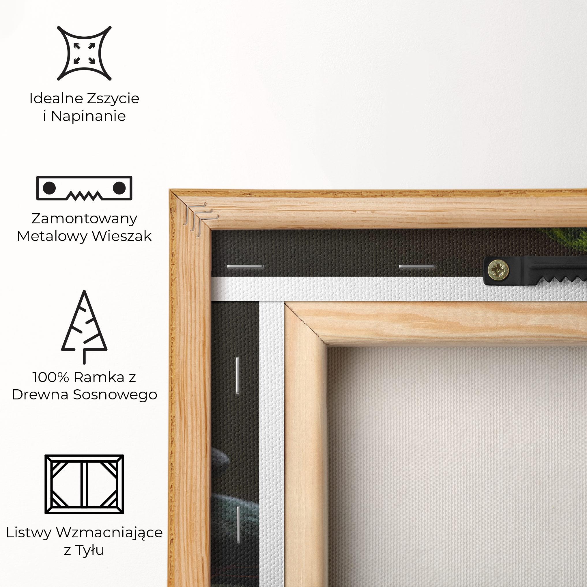 Obraz na Płótnie Harmony Stones mockup 5