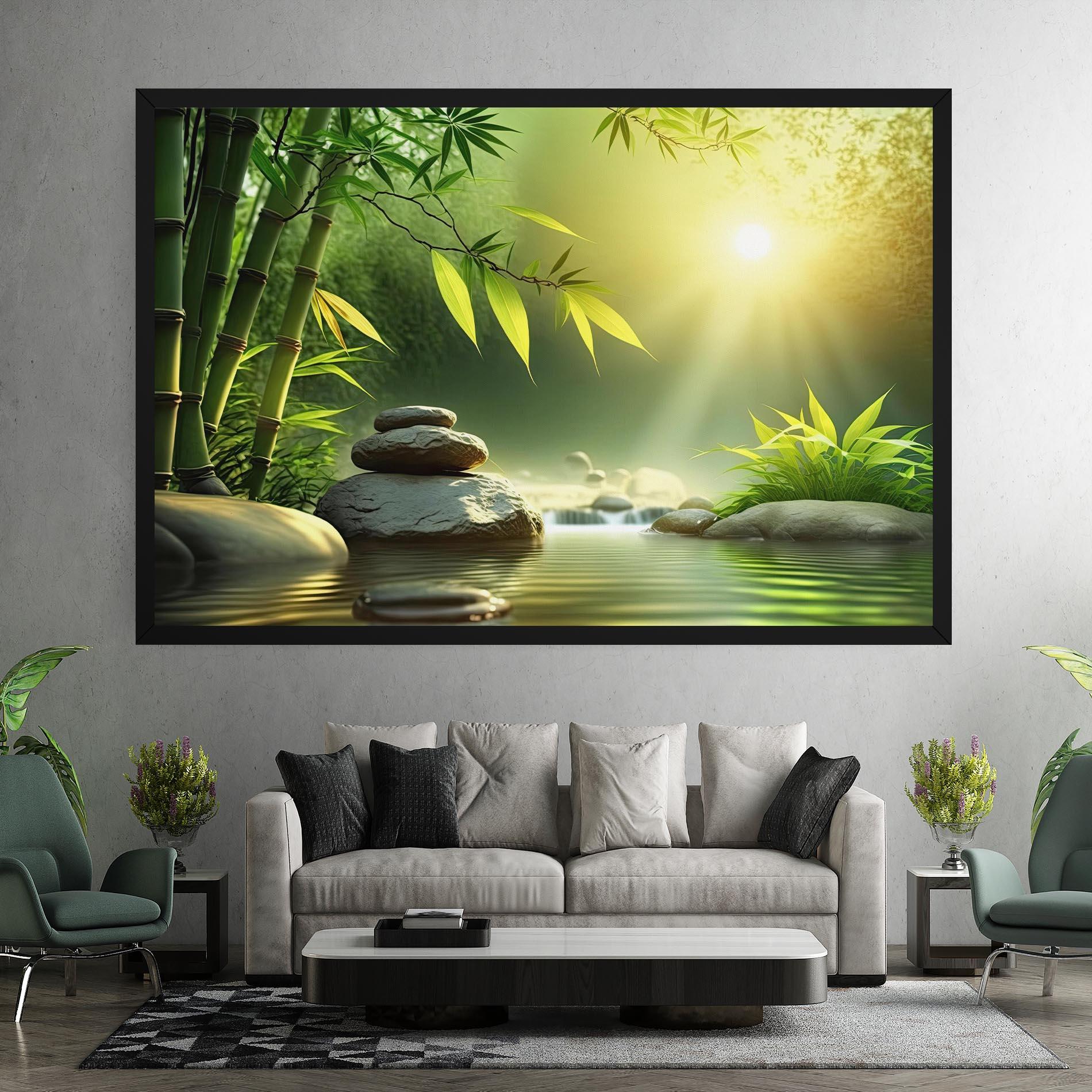 Obraz na Płótnie Relaxing Spa Nature mockup 7