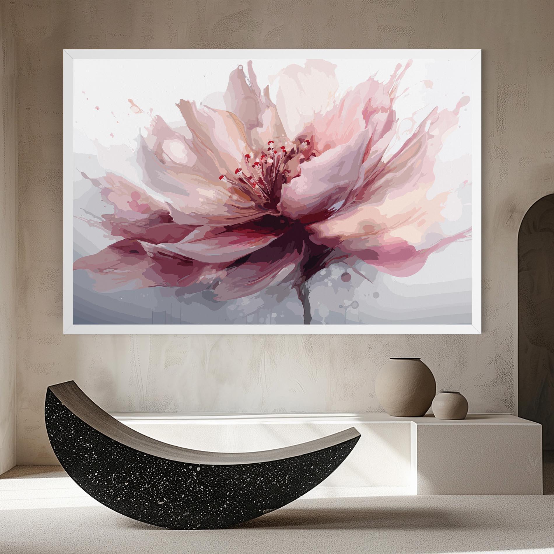 Obraz na Płótnie Meditation Flower mockup 8