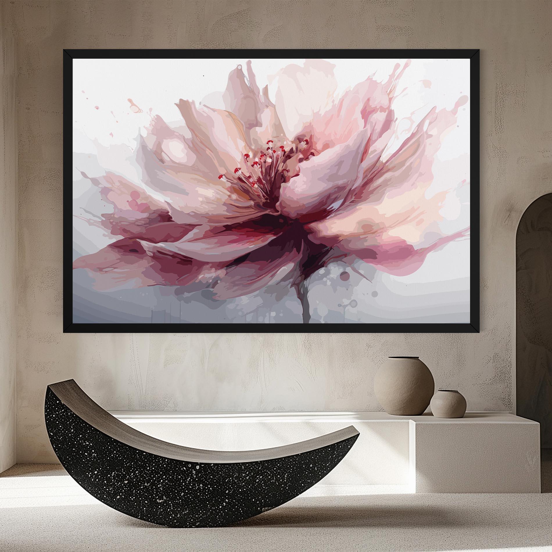 Obraz na Płótnie Meditation Flower mockup 8