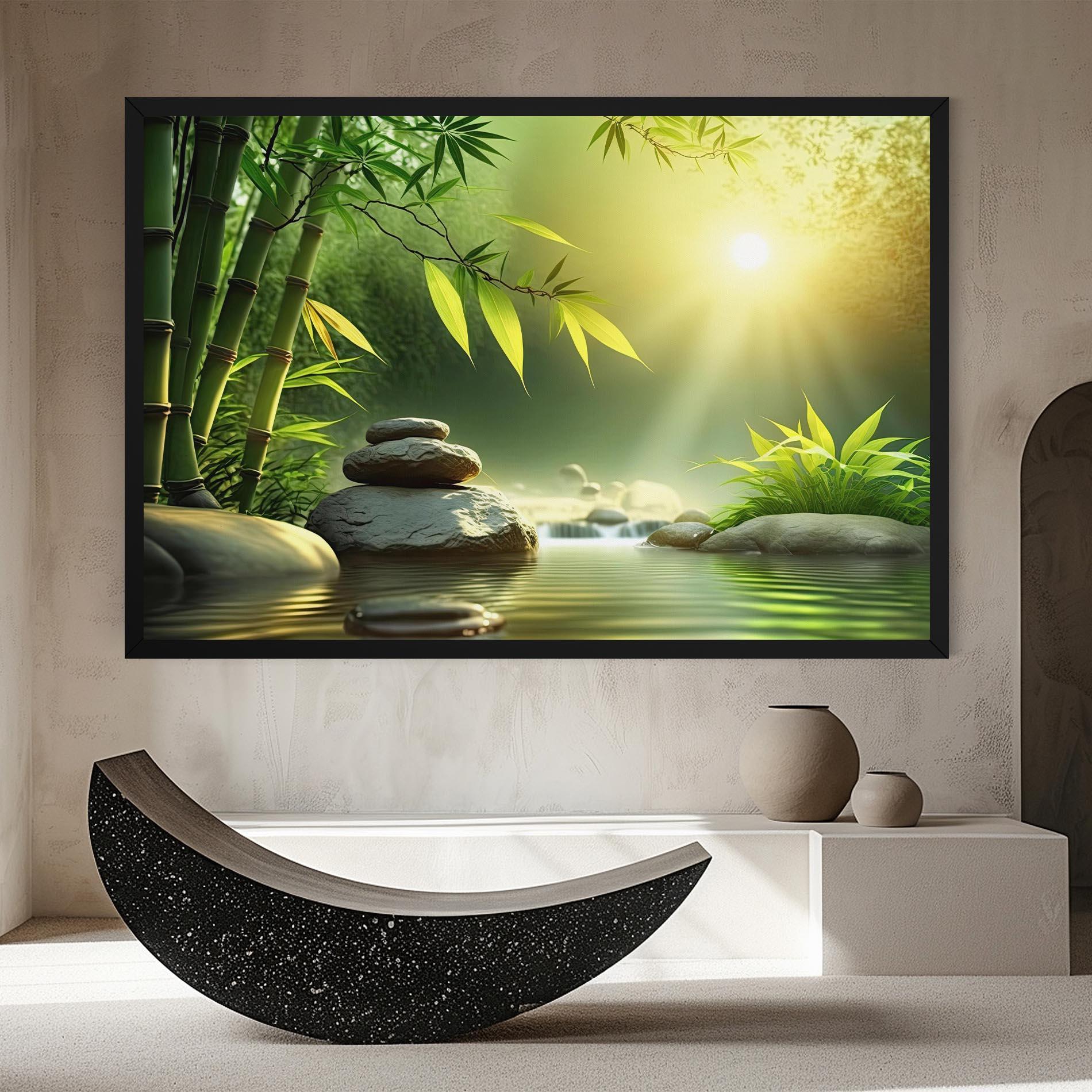 Obraz na Płótnie Relaxing Spa Nature mockup 8