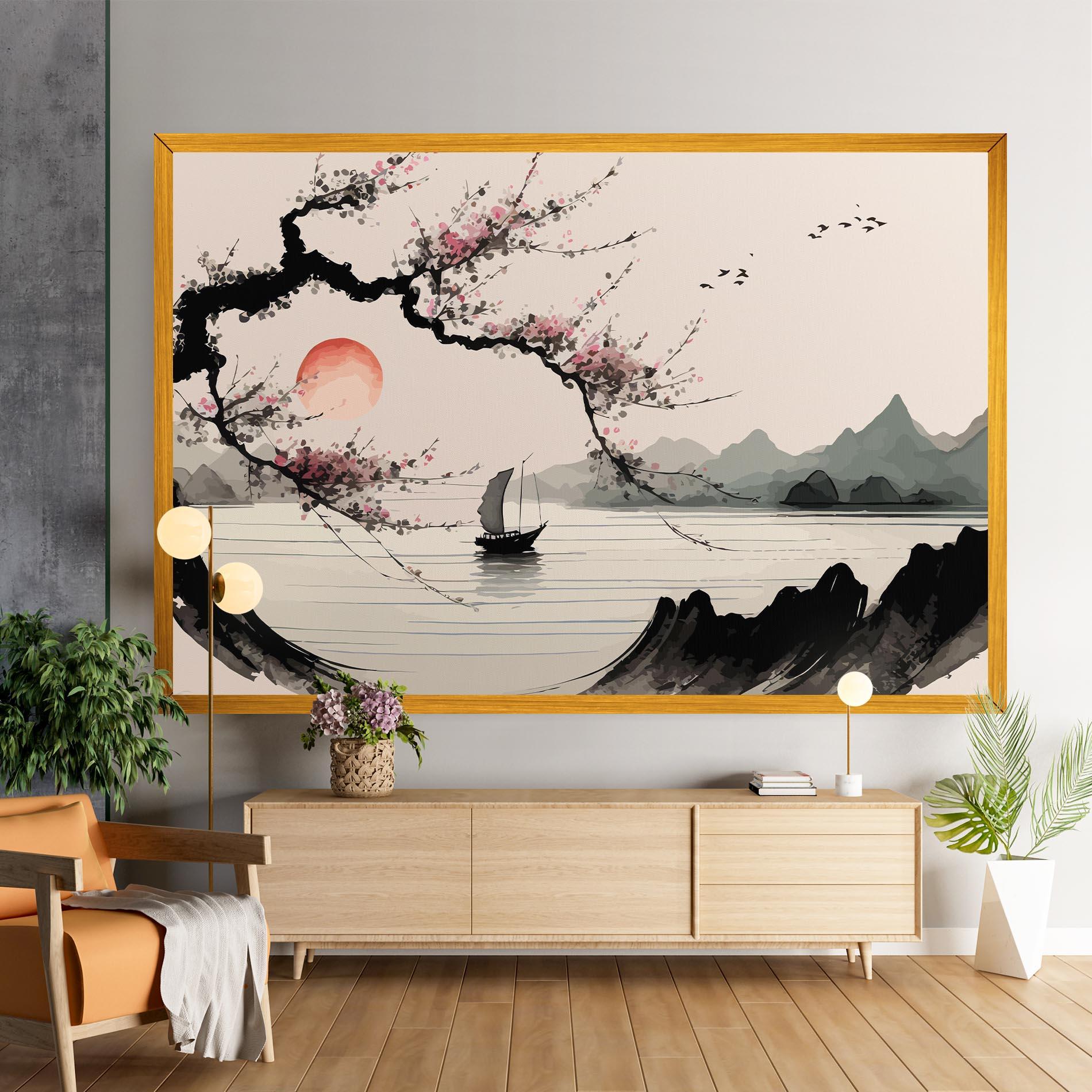 Obraz na Płótnie Relaxing Nature mockup 9