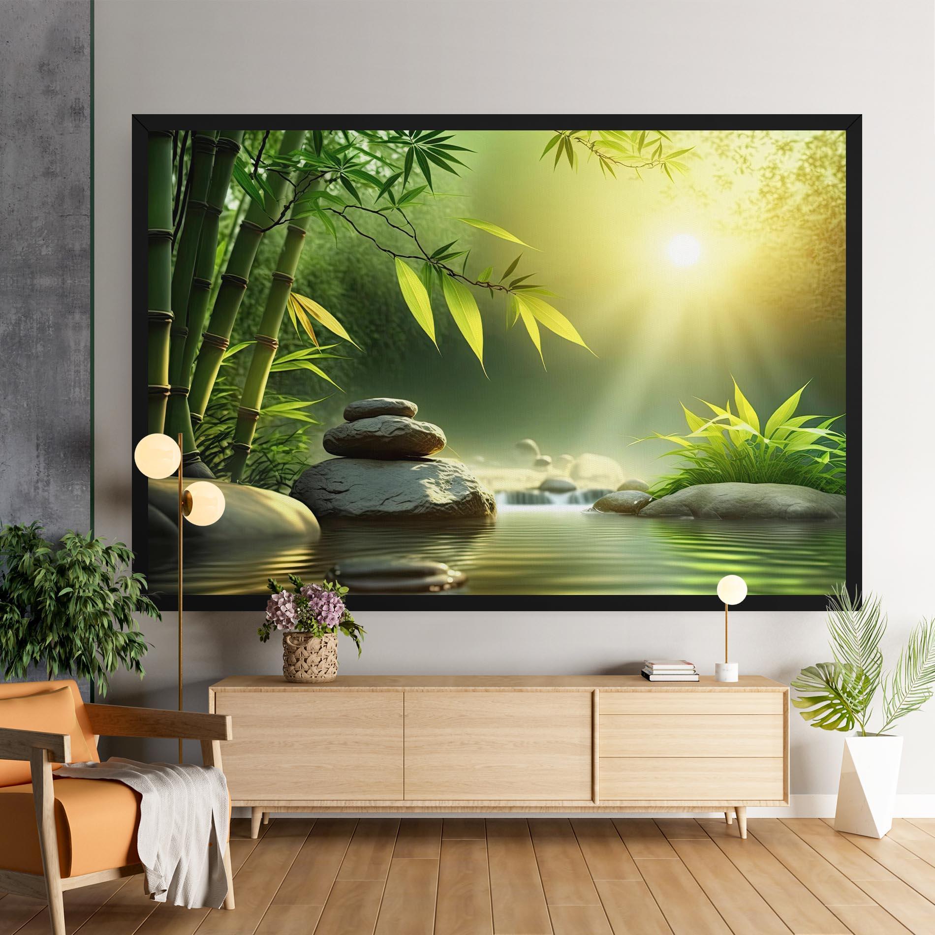 Obraz na Płótnie Relaxing Spa Nature mockup 9