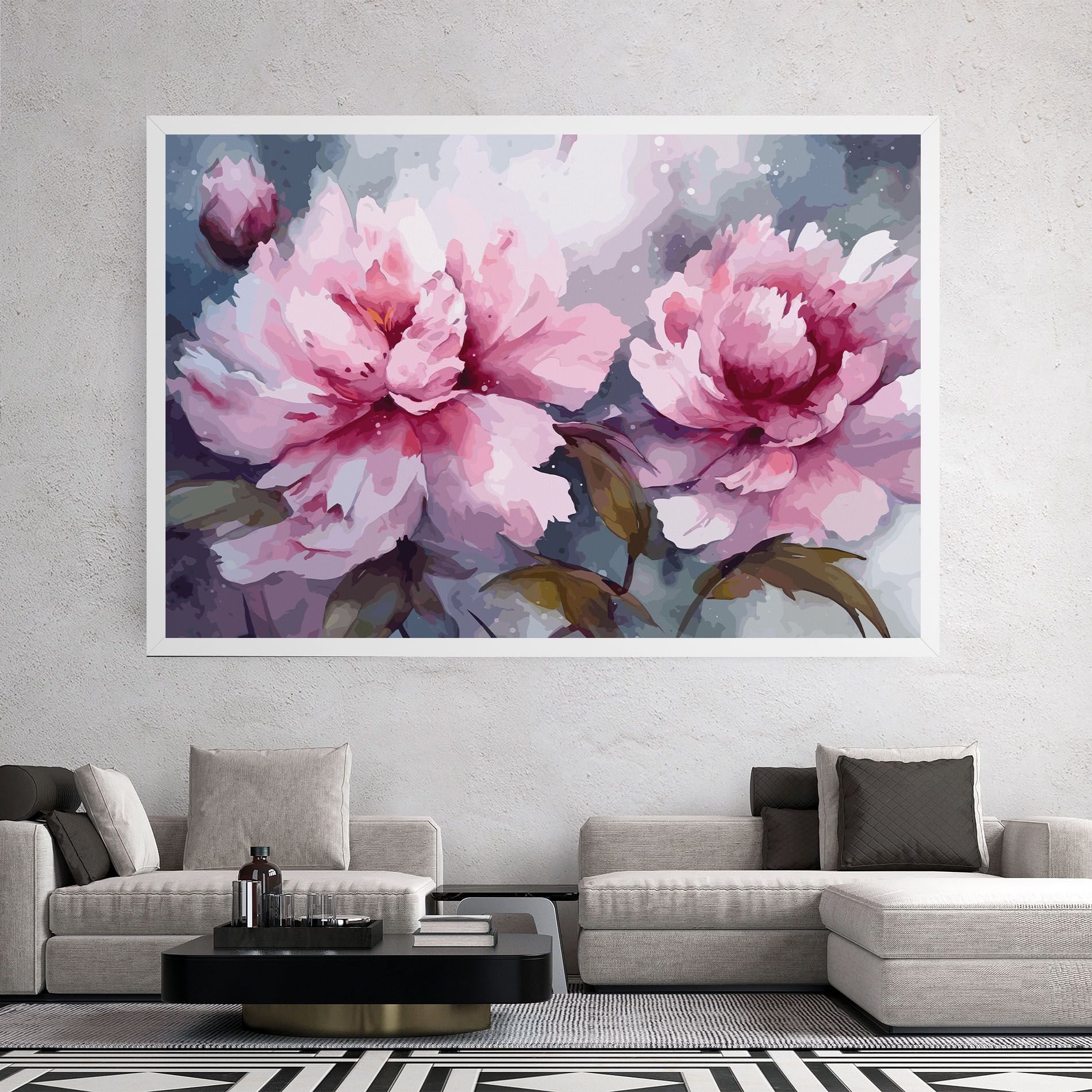 Pink Nature Flower mockup 2