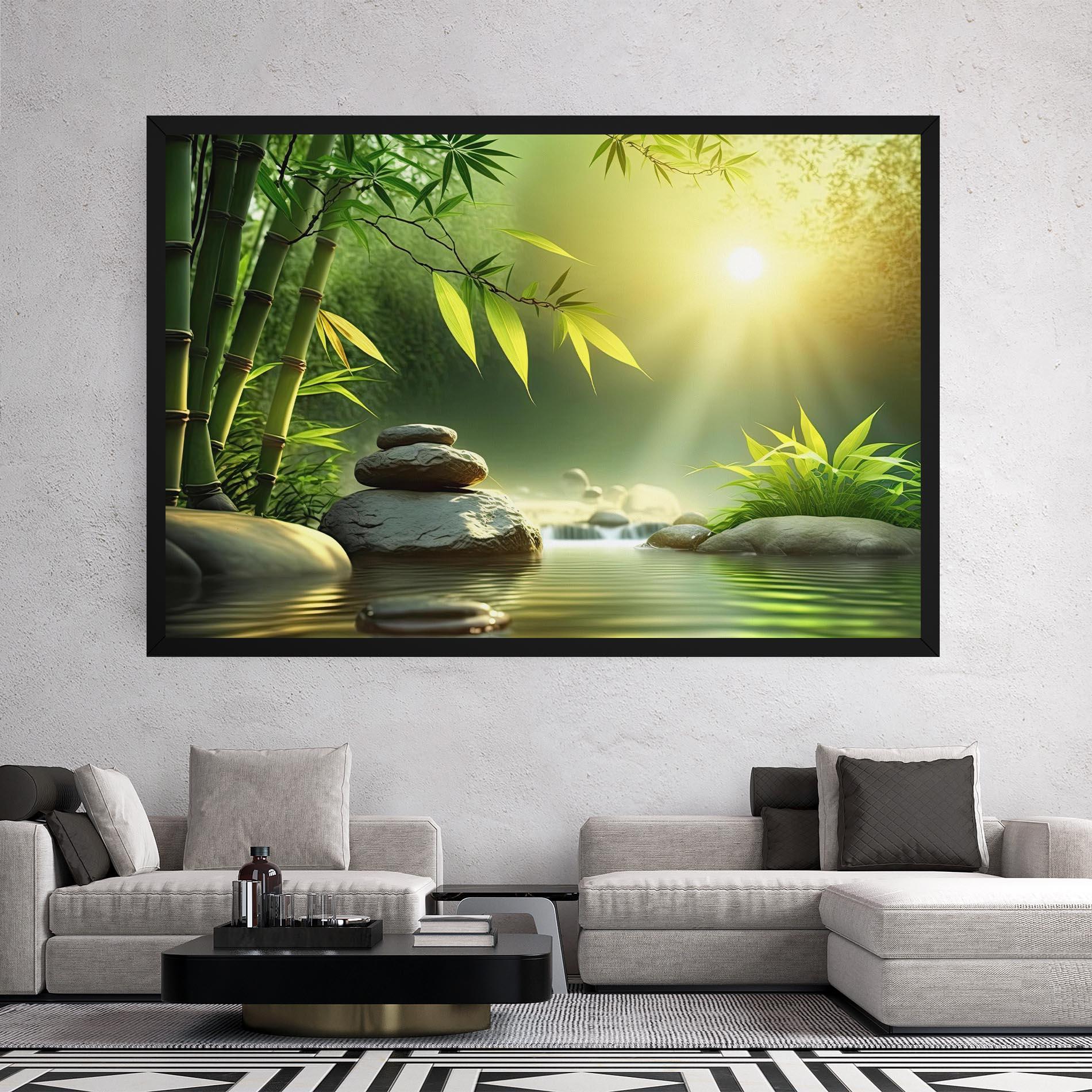 Obraz na Płótnie Relaxing Spa Nature mockup 2