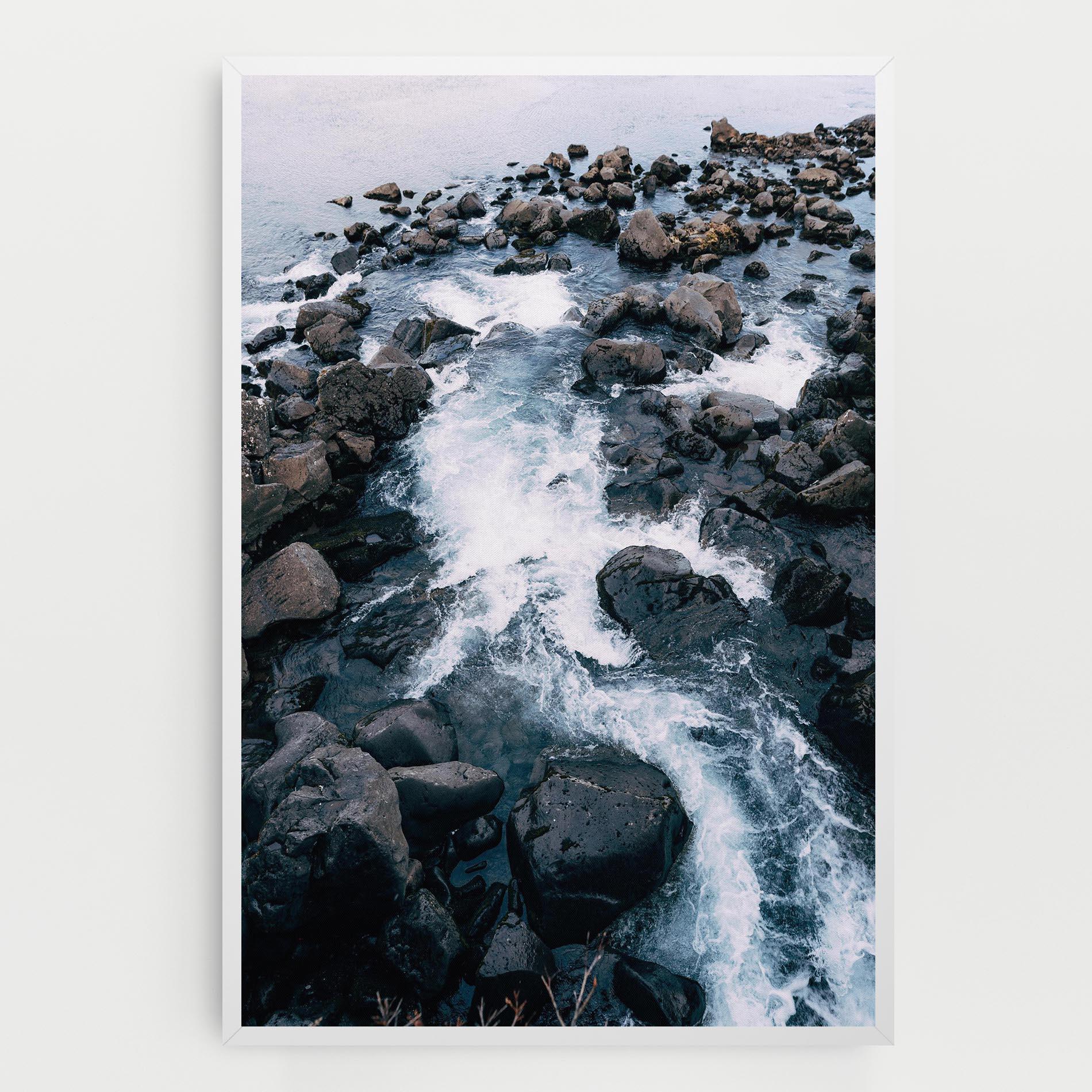 Obraz na Płótnie Mountain River Rock mockup 0