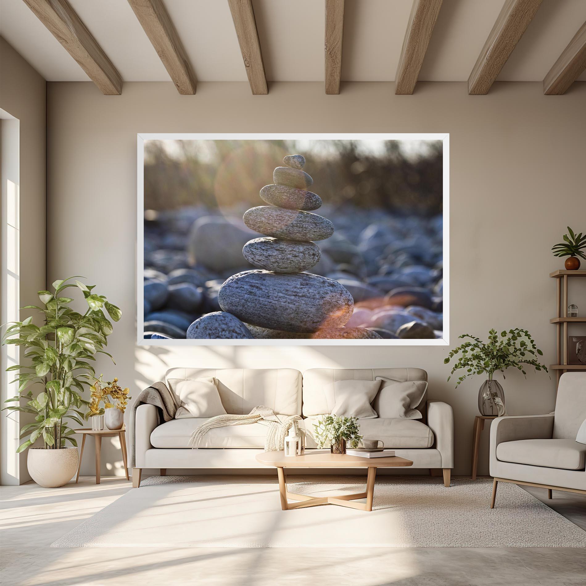 Obraz na Płótnie Closeup Shot Rocks mockup 6