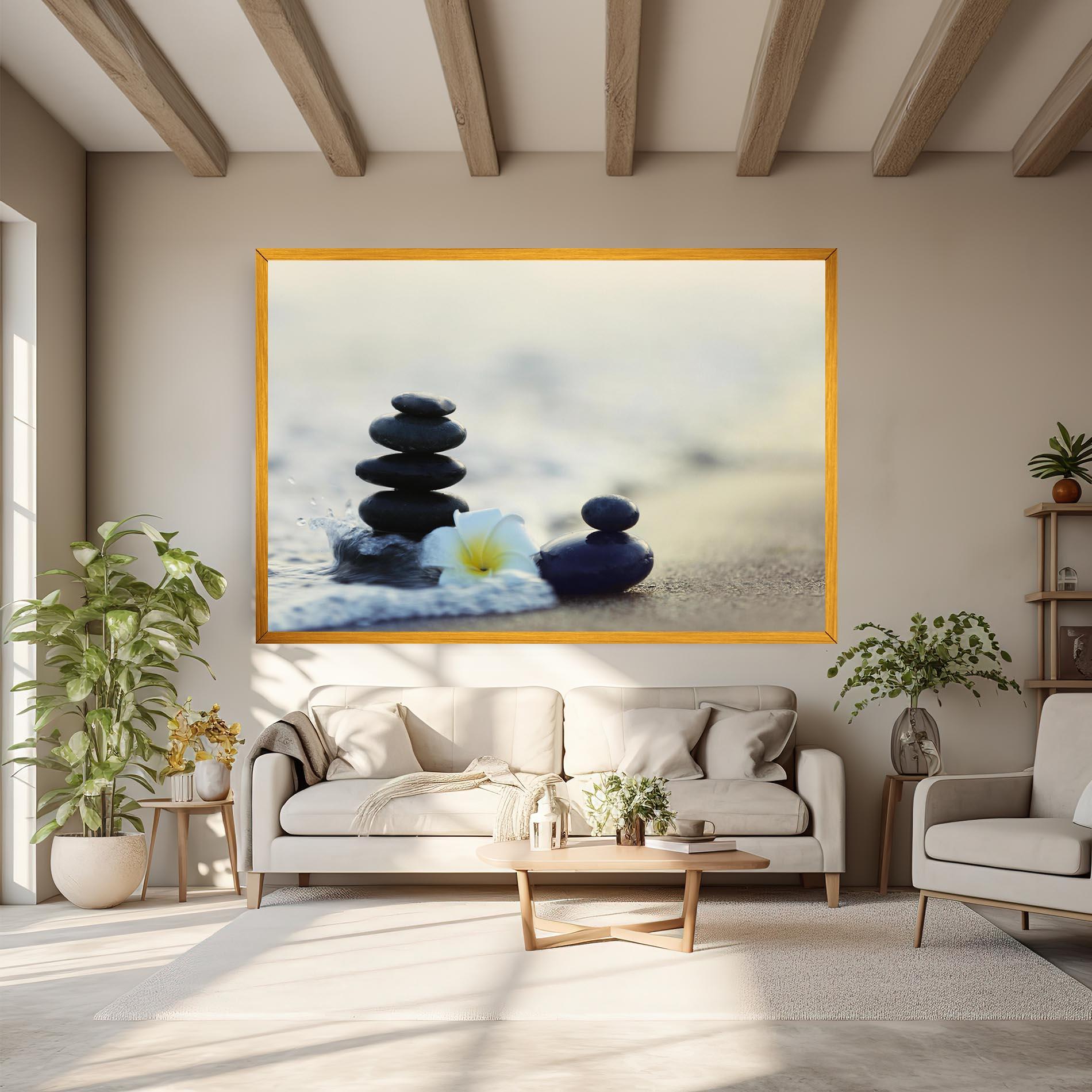 Obraz na Płótnie Flower Sea Flower mockup 6