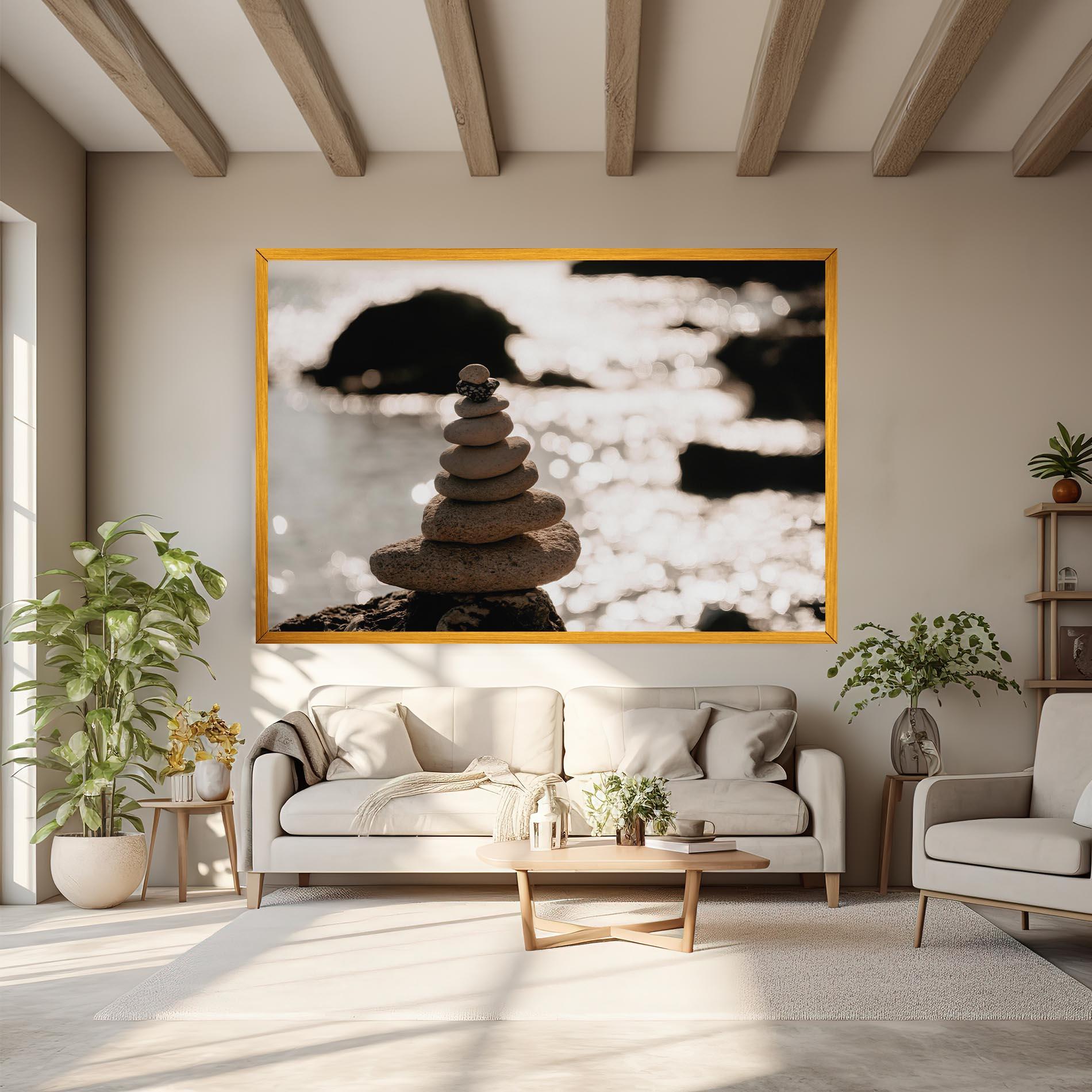 Obraz na Płótnie Pyramid Stones mockup 6