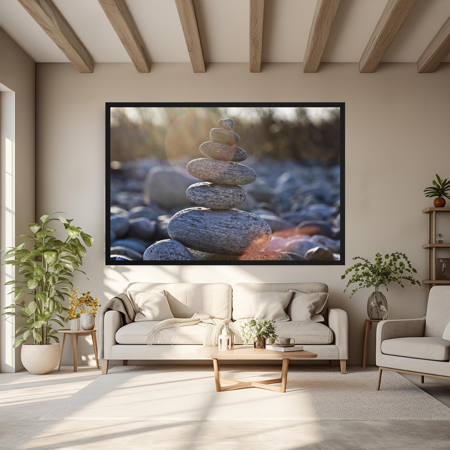 Obraz na Płótnie Closeup Shot Rocks mockup 6