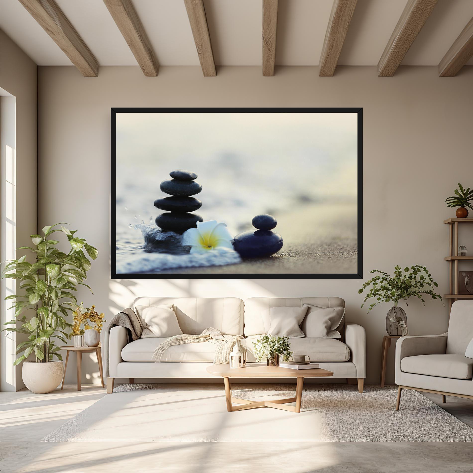 Obraz na Płótnie Flower Sea Flower mockup 6