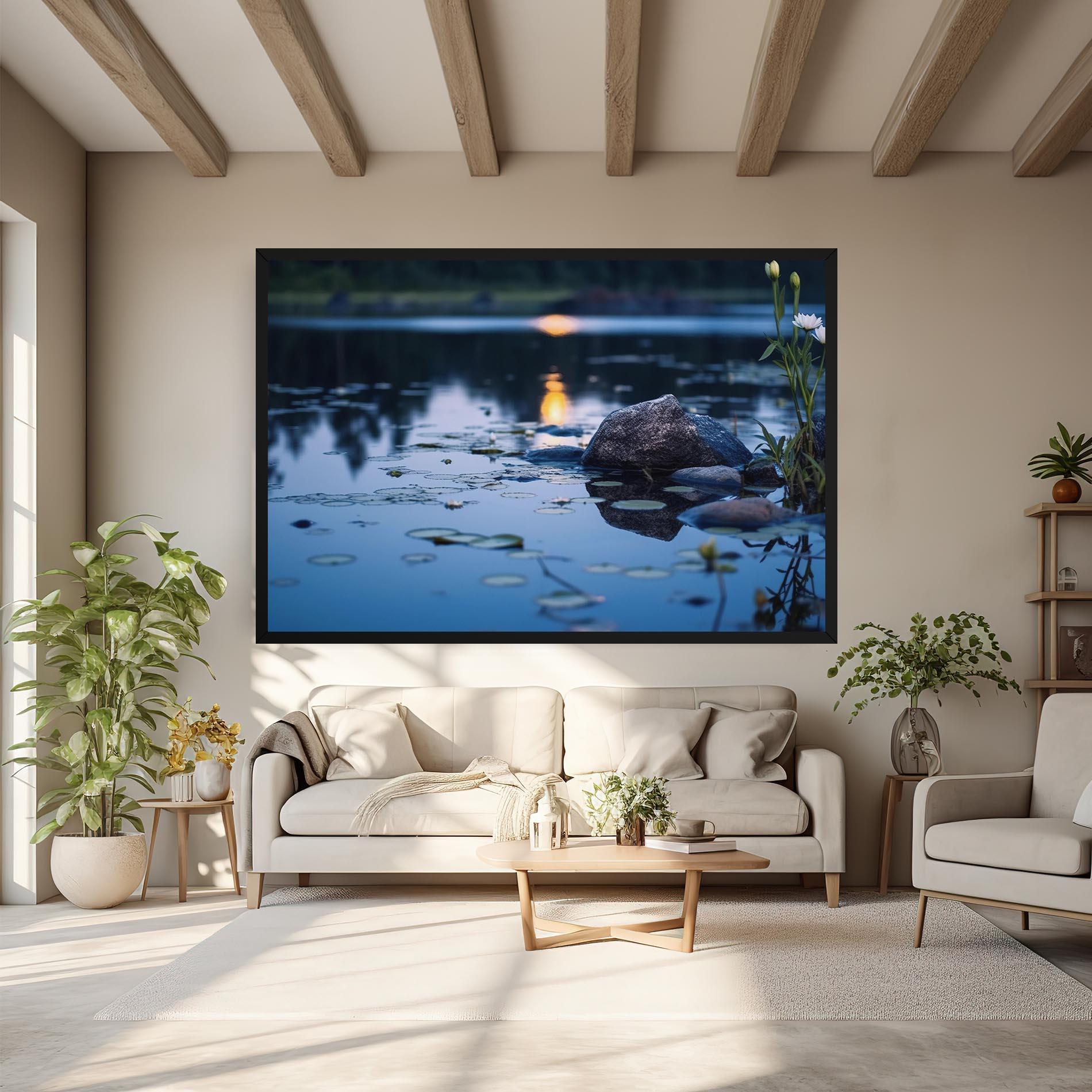 Obraz na Płótnie Water Stones mockup 6