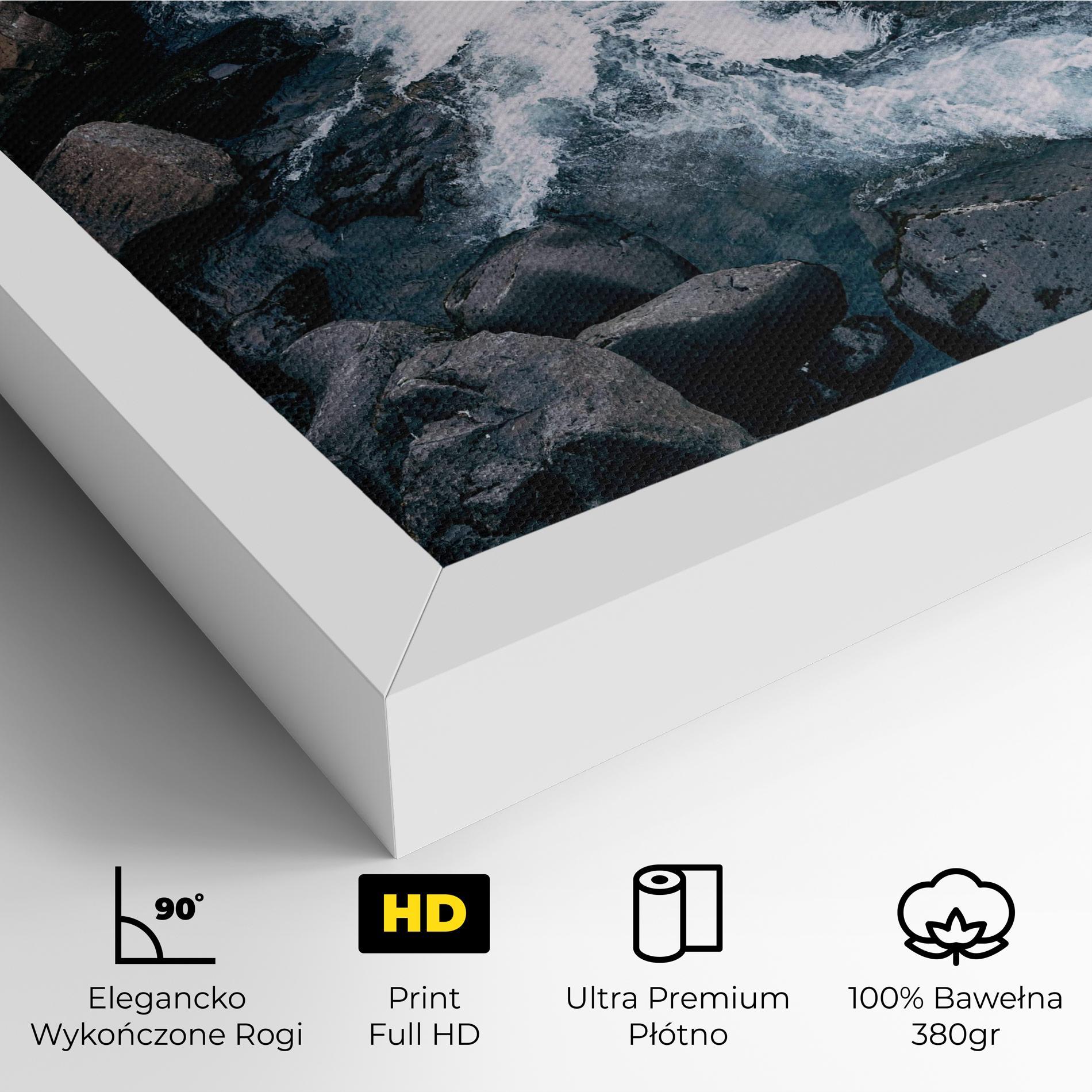 Obraz na Płótnie Mountain River Rock mockup 4