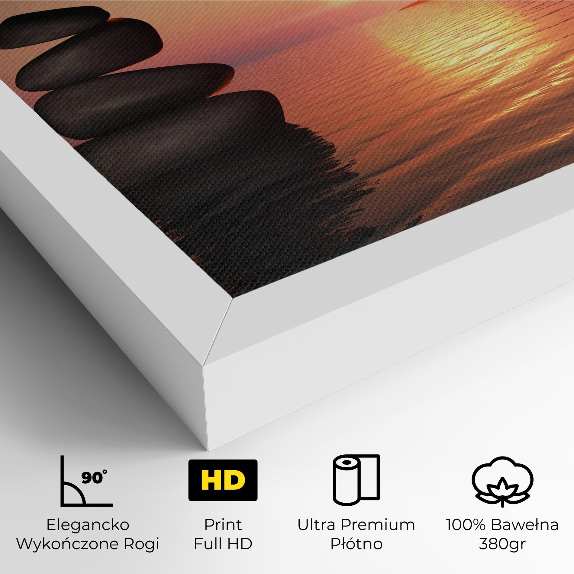 Obraz na Płótnie Peace And Sunset mockup 4