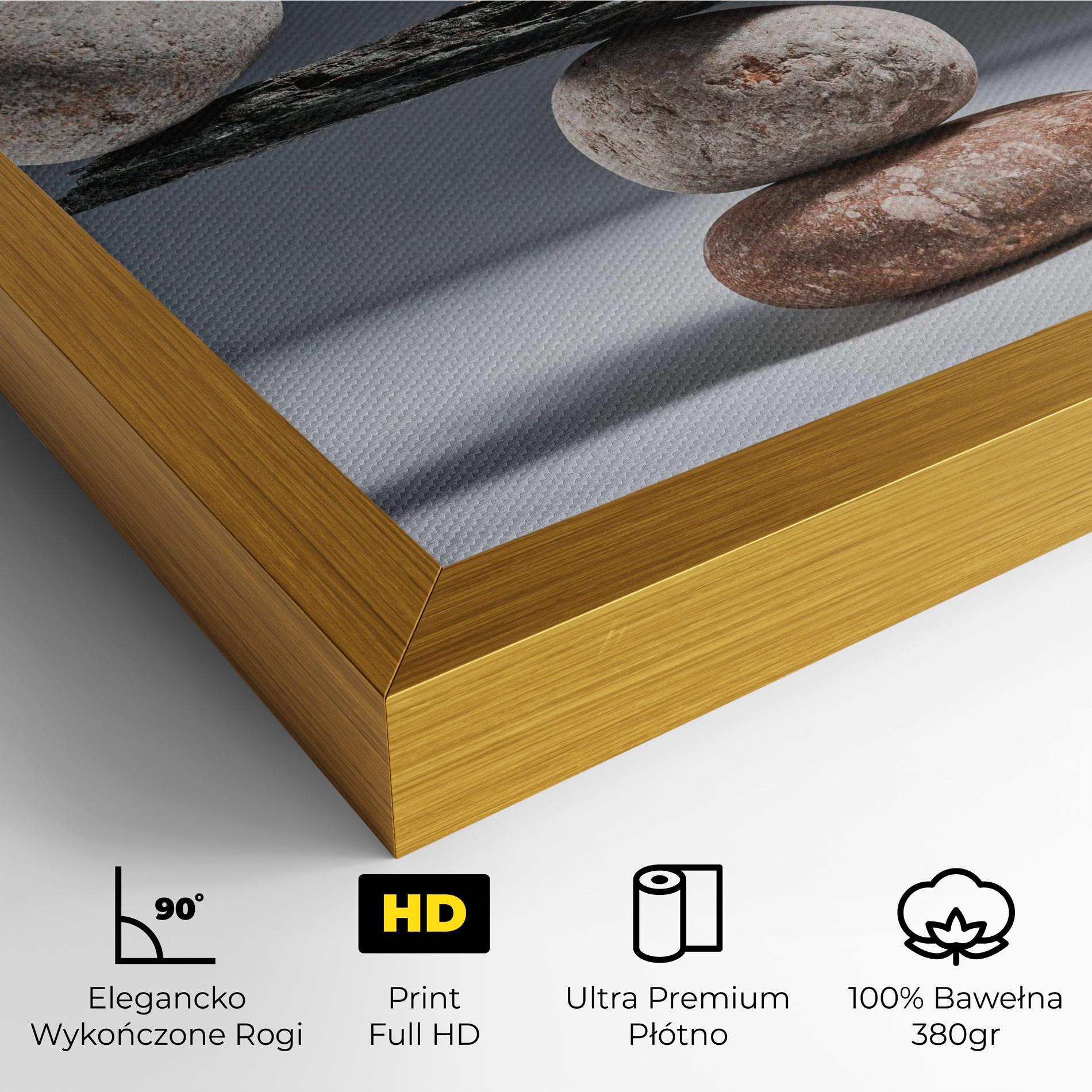 Obraz na Płótnie Balancing Pebbles mockup 4