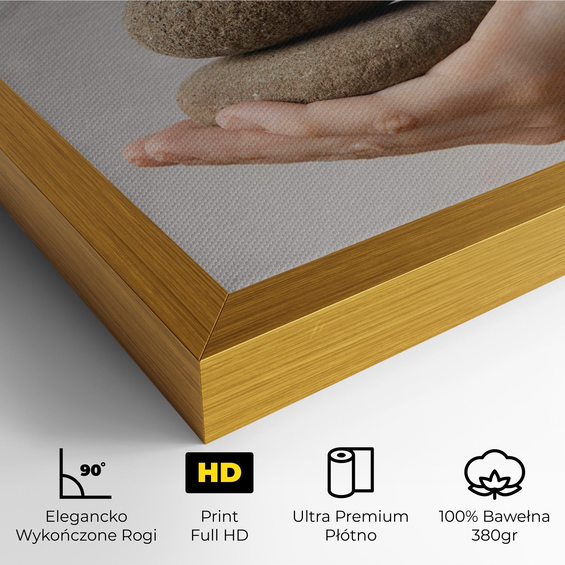 Obraz na Płótnie Stones Meditation mockup 4