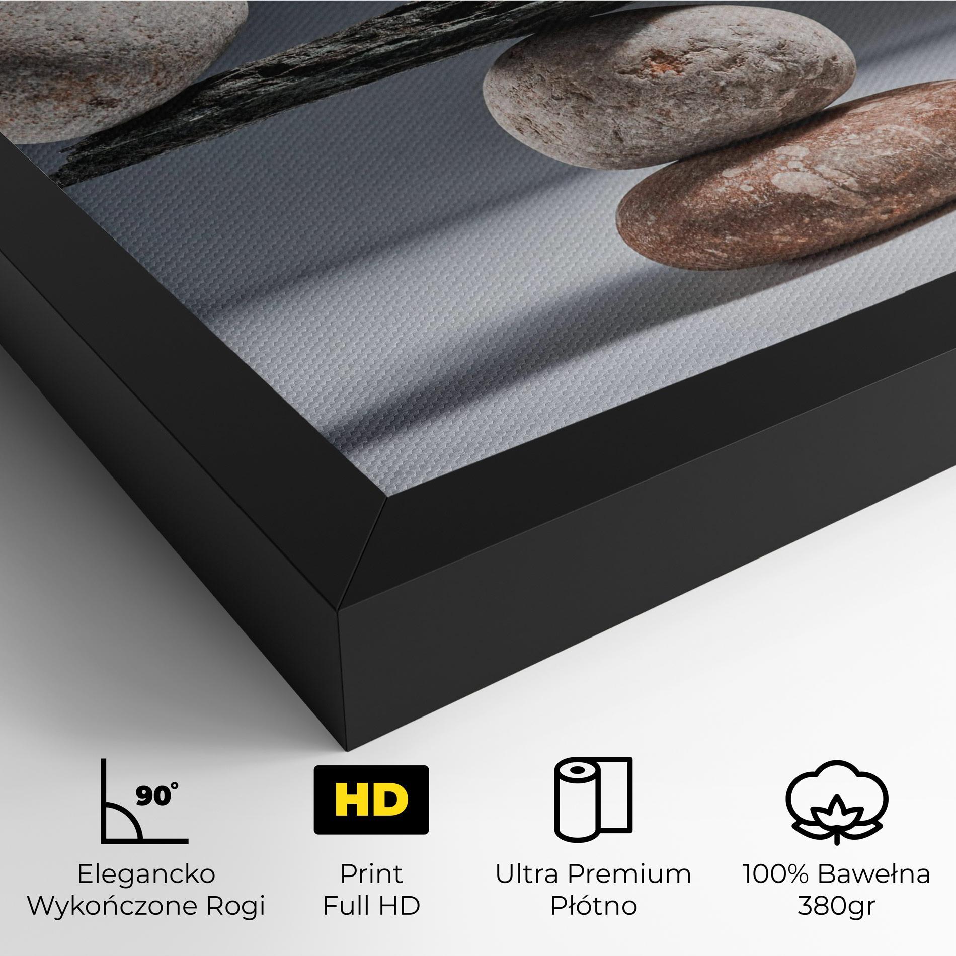 Obraz na Płótnie Balancing Pebbles mockup 4